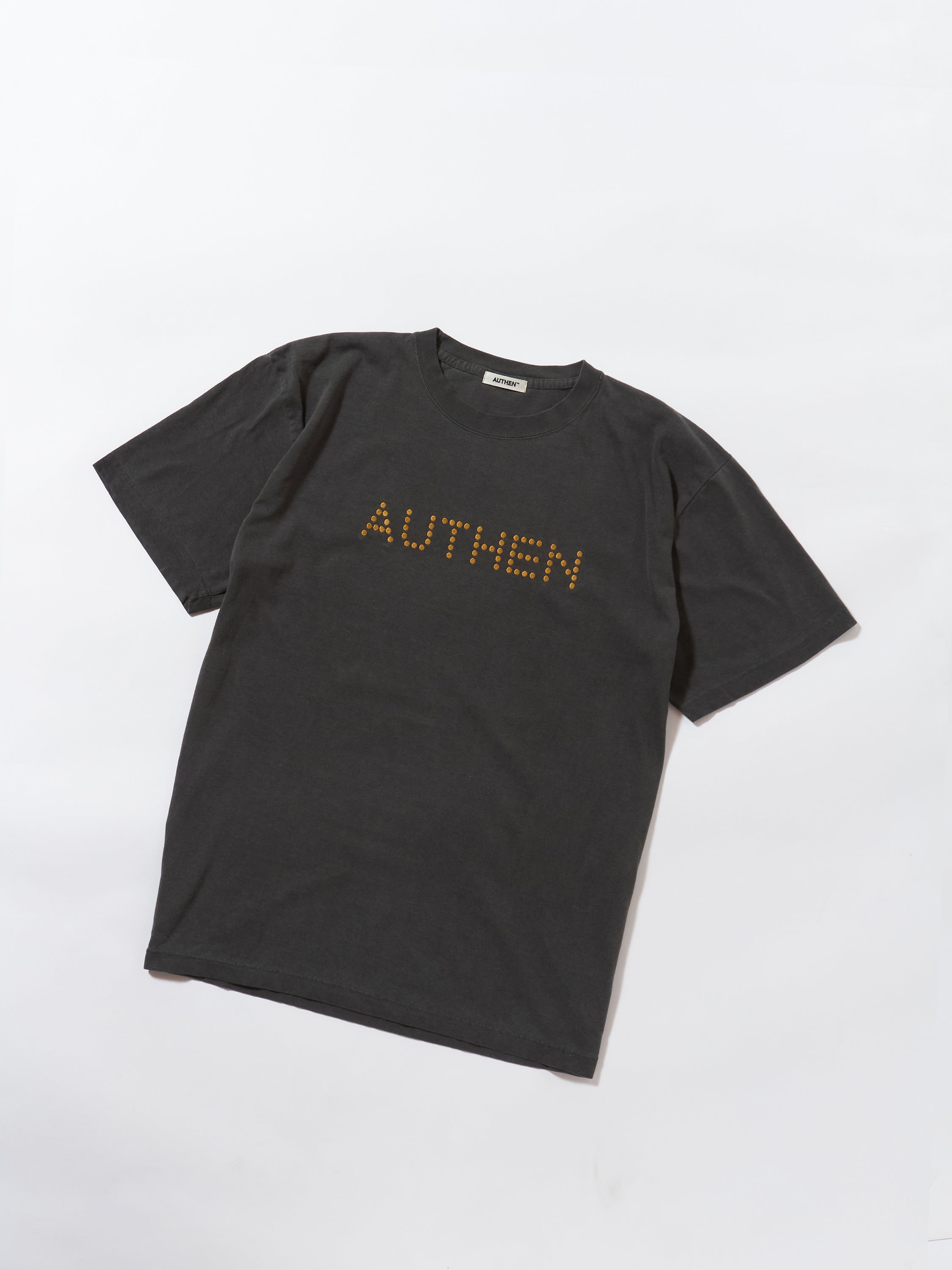 S/S CIRCULAR BARTACK LOGO T-SHIRT