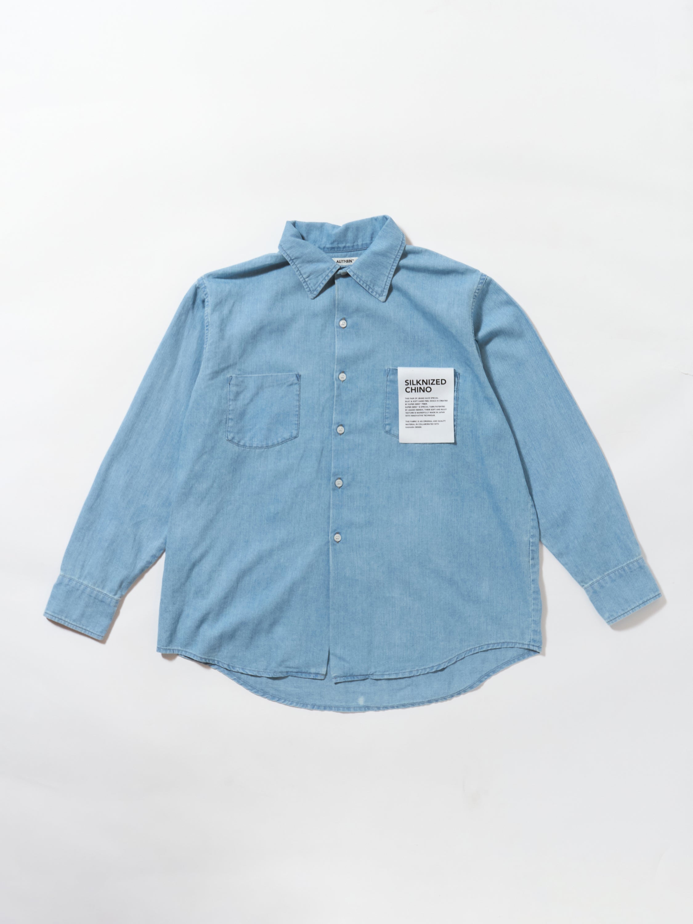 SILKNIZED DENIM REGULAR SHIRT