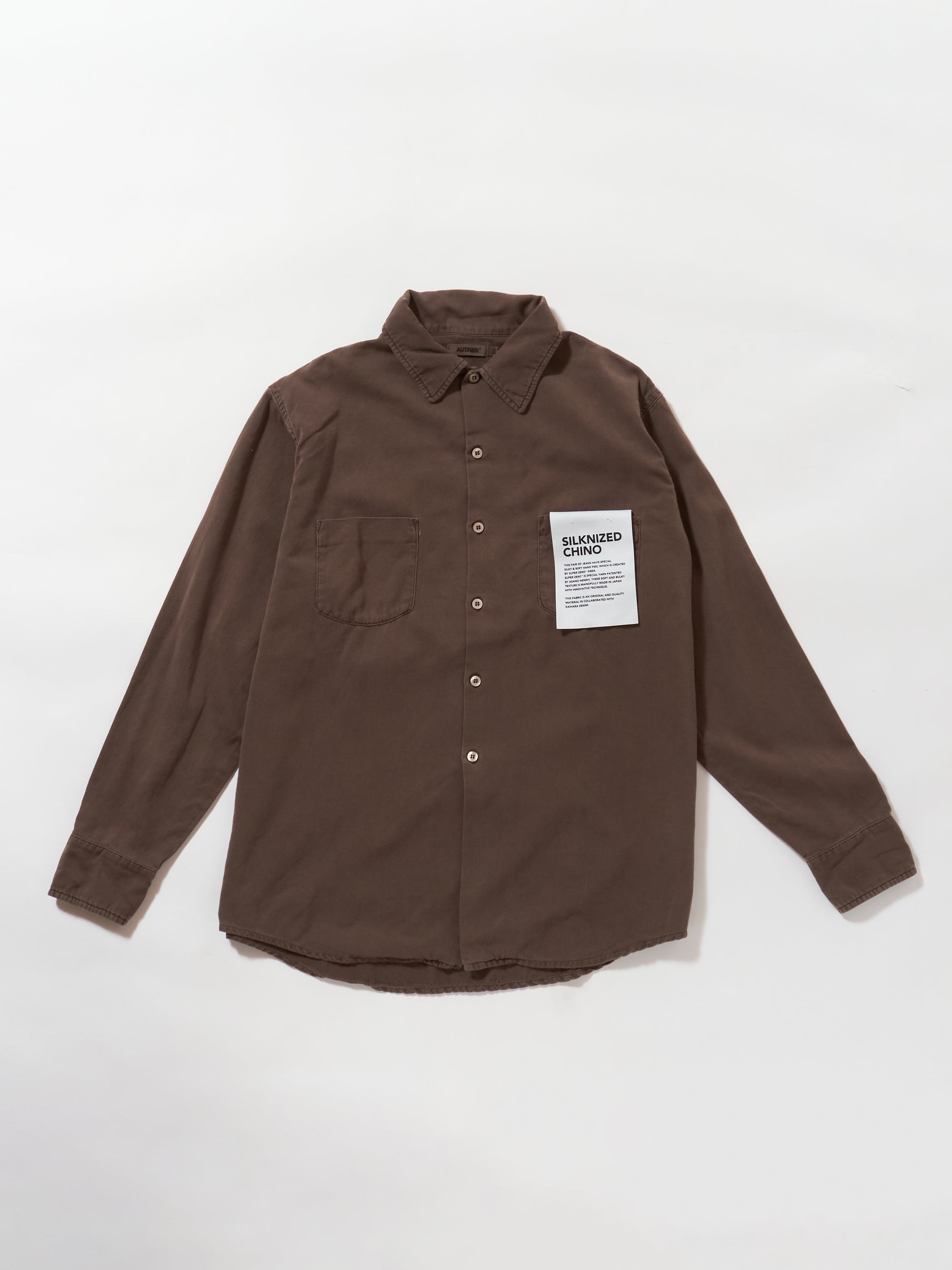 SILKNIZED TWILL REGULAR SHIRT