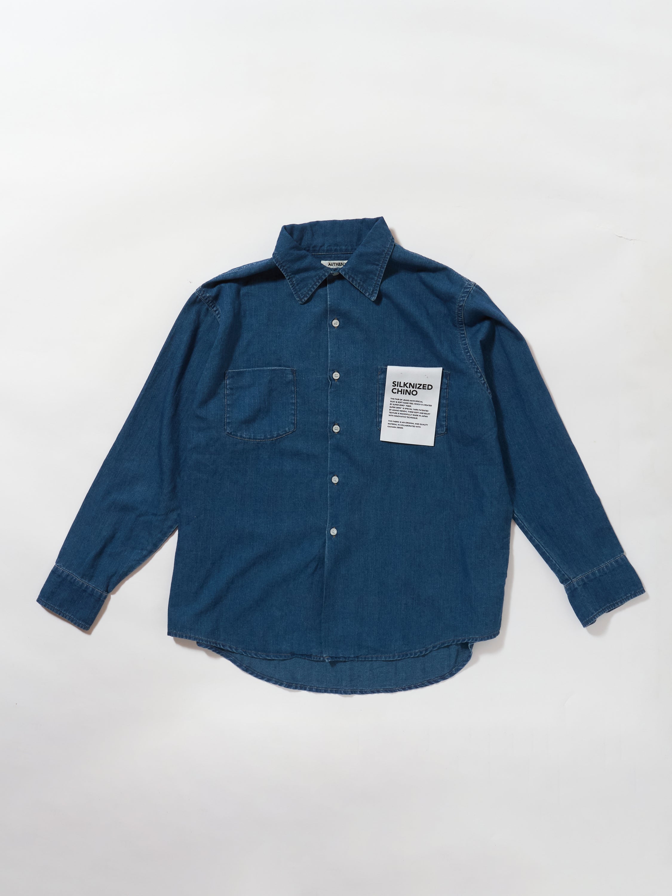 SILKNIZED DENIM REGULAR SHIRT