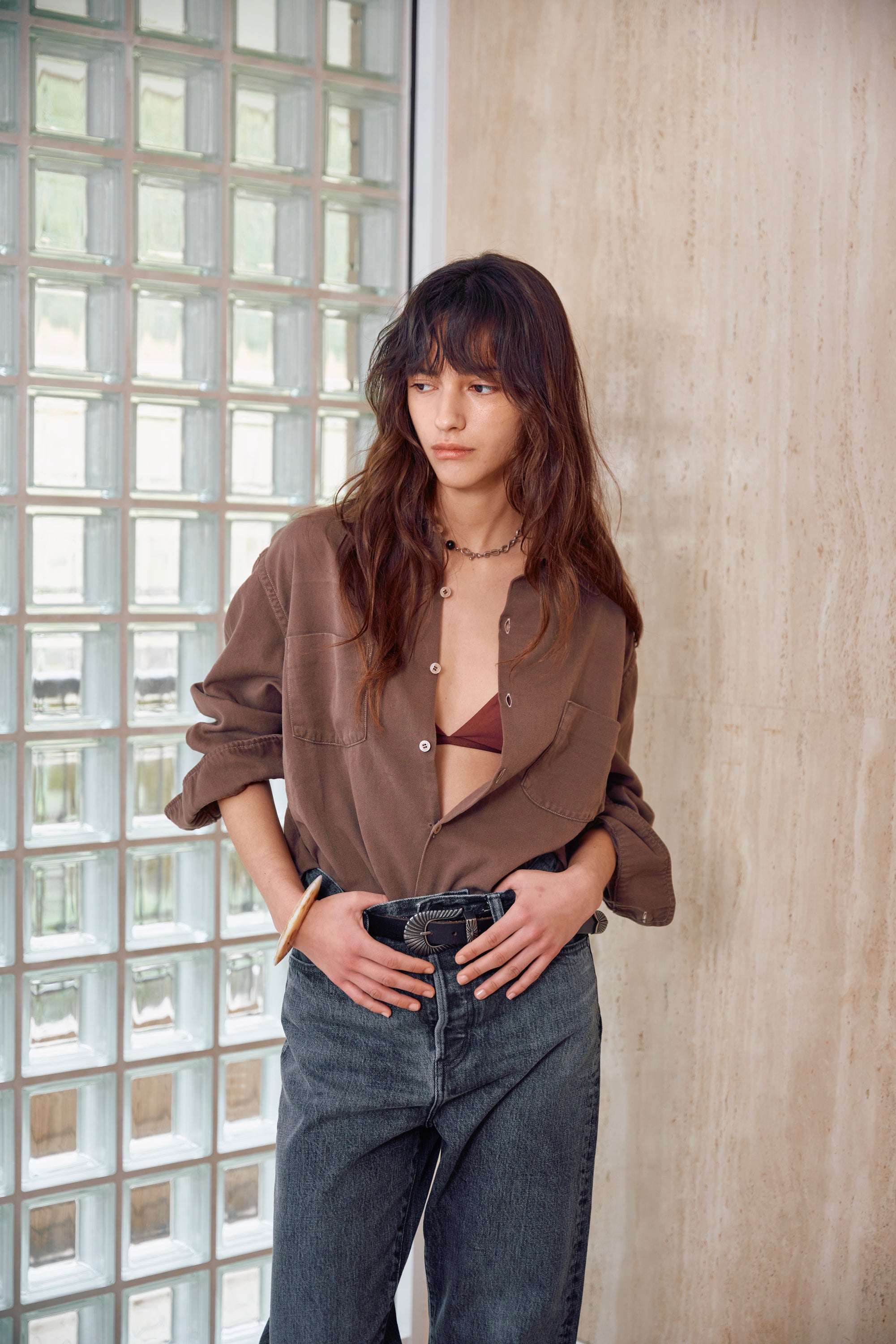 SILKNIZED TWILL REGULAR SHIRT