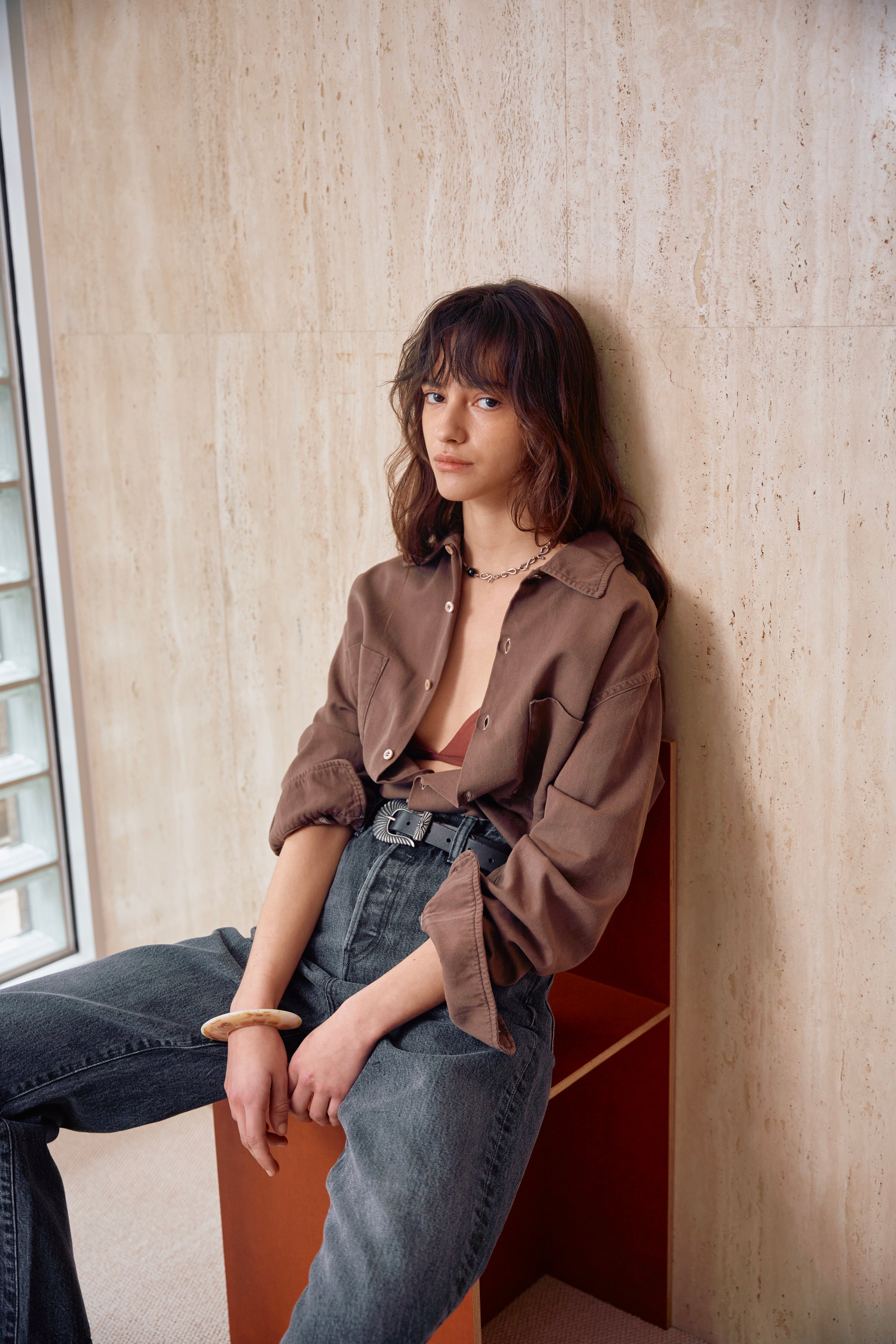 SILKNIZED TWILL REGULAR SHIRT