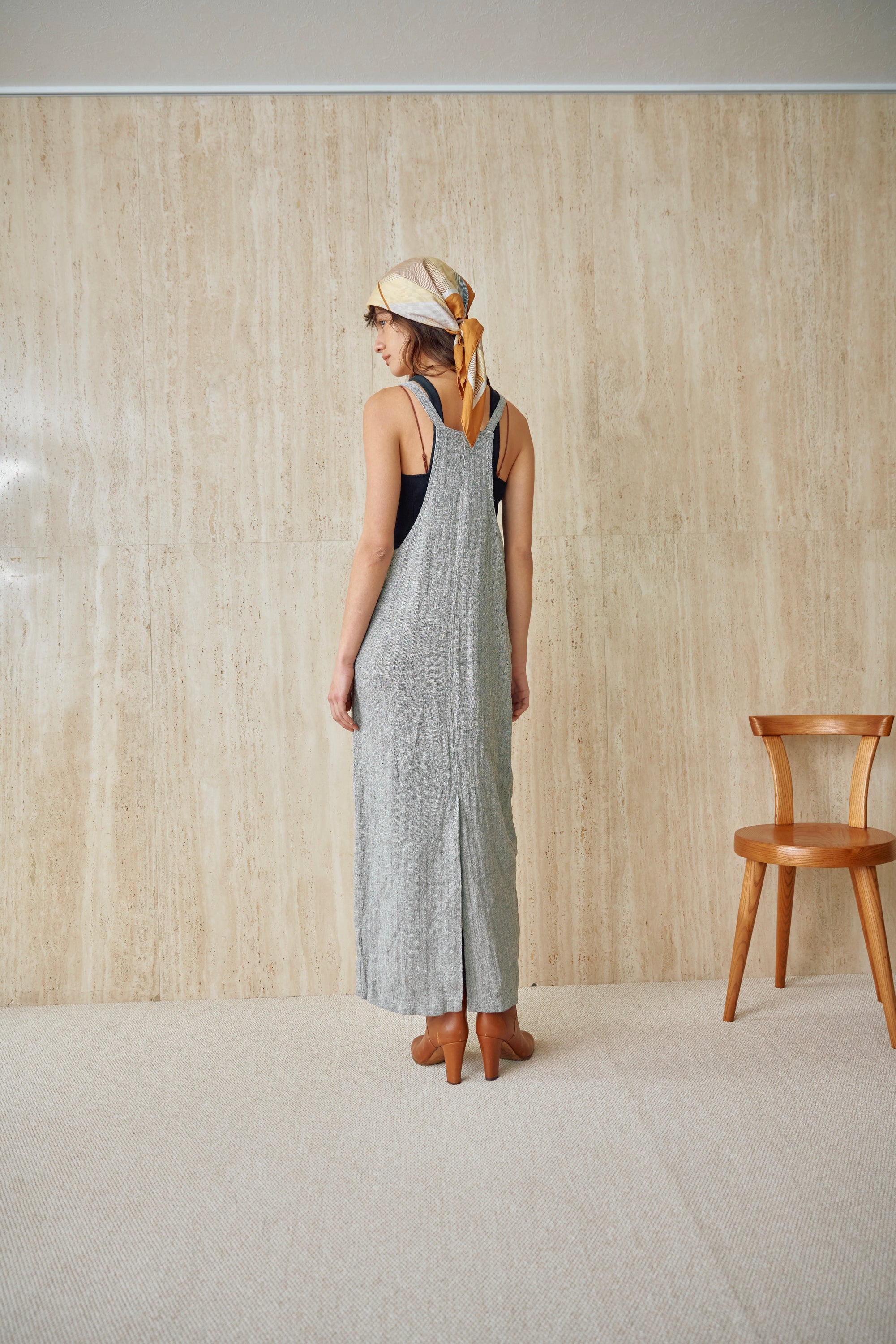 SILK/LINEN SALOPETTE SKIRT (women)