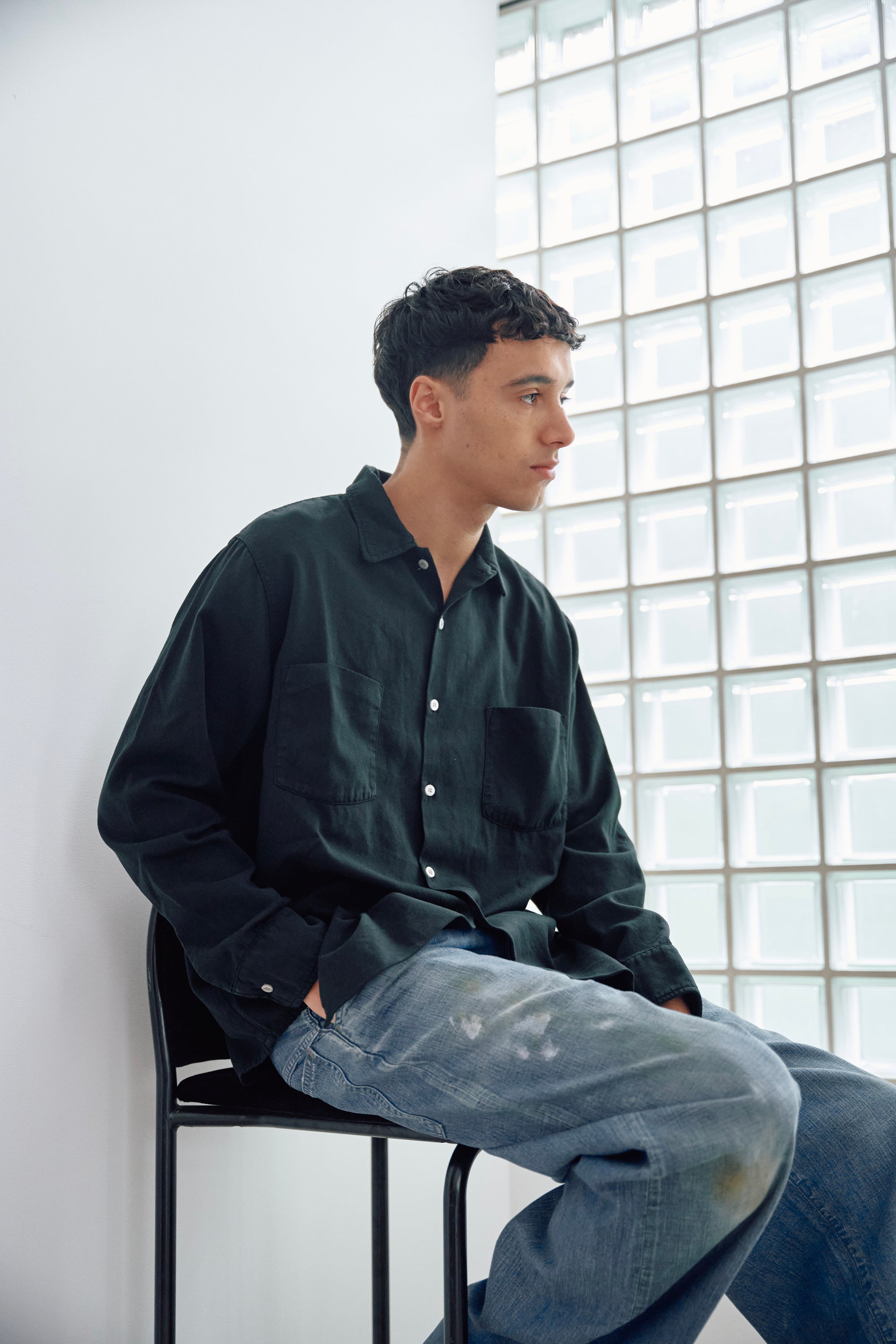 SILKNIZED TWILL REGULAR SHIRT