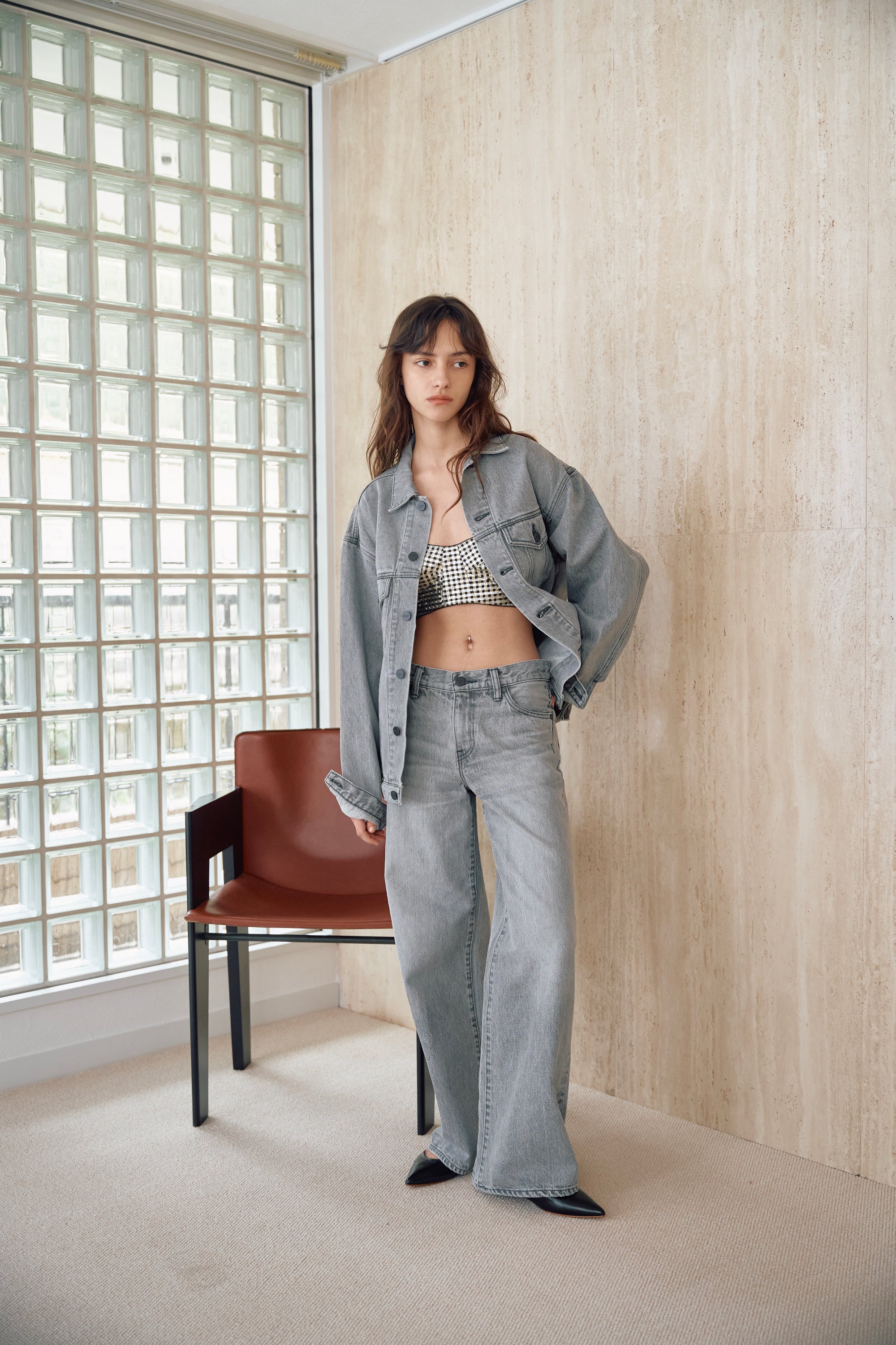 "TURK" TRUCKER JACKET BK