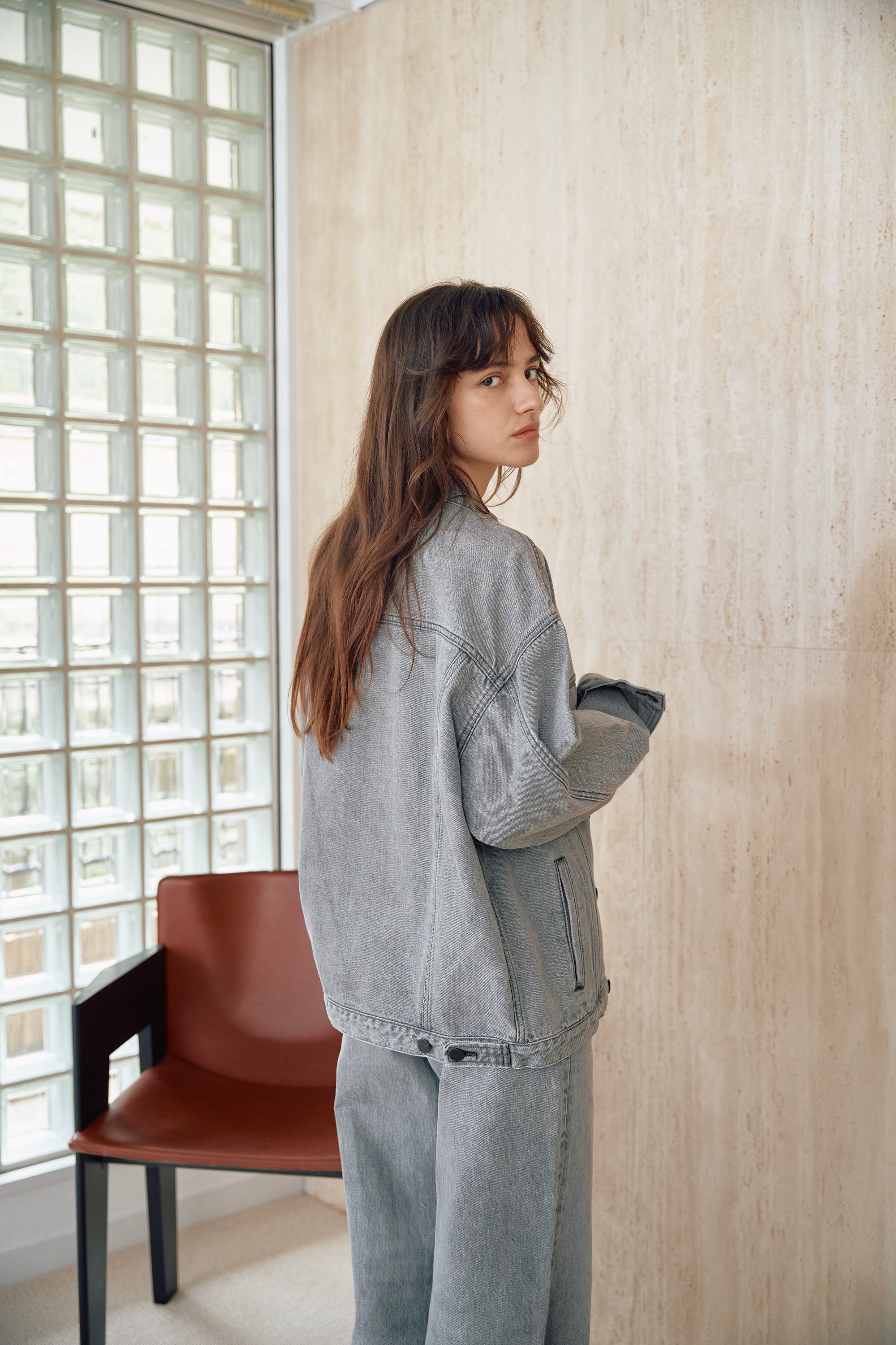 "TURK" TRUCKER JACKET BK