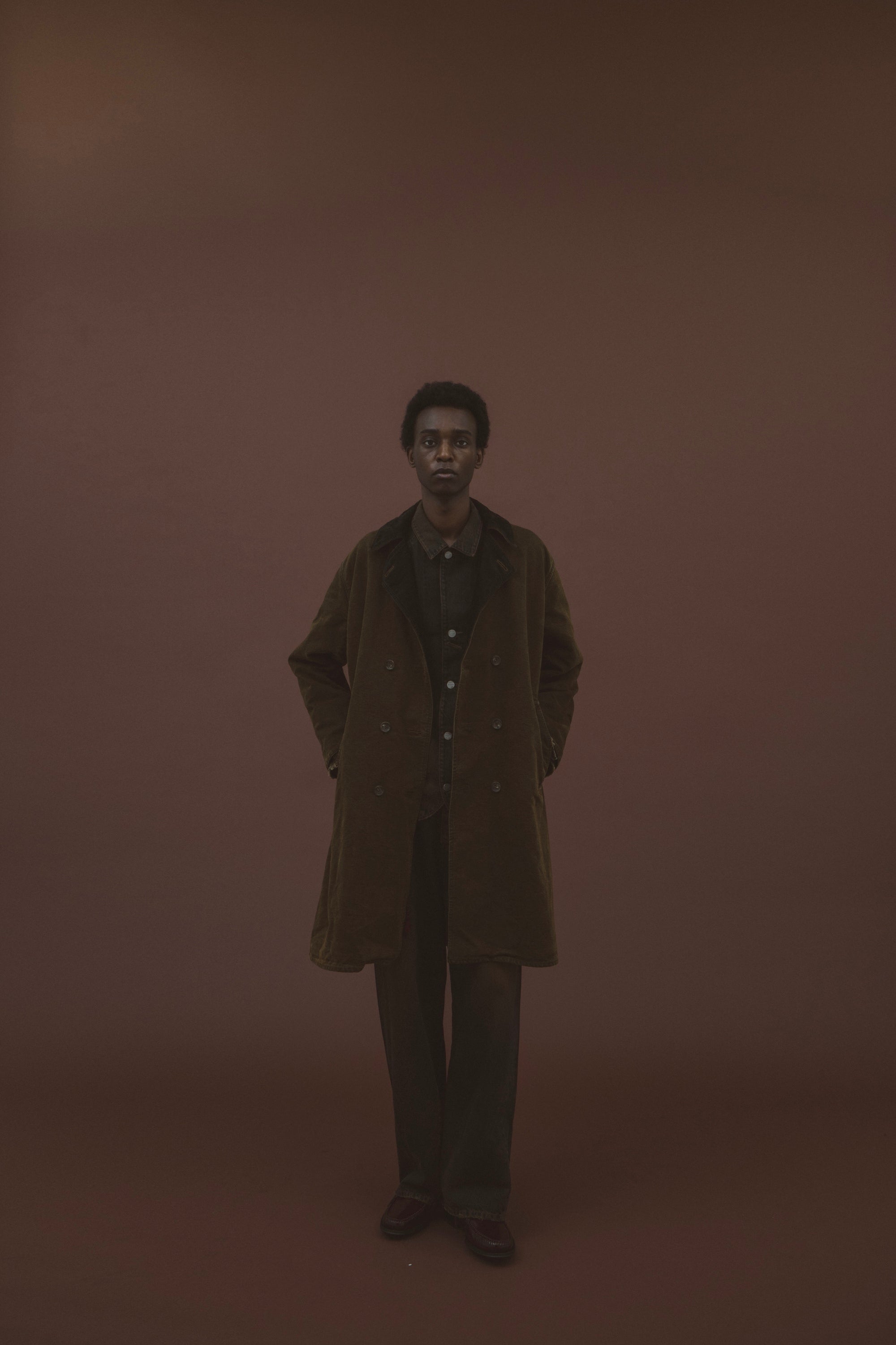 JUMBLE DYED DUCK STORM COAT (men)