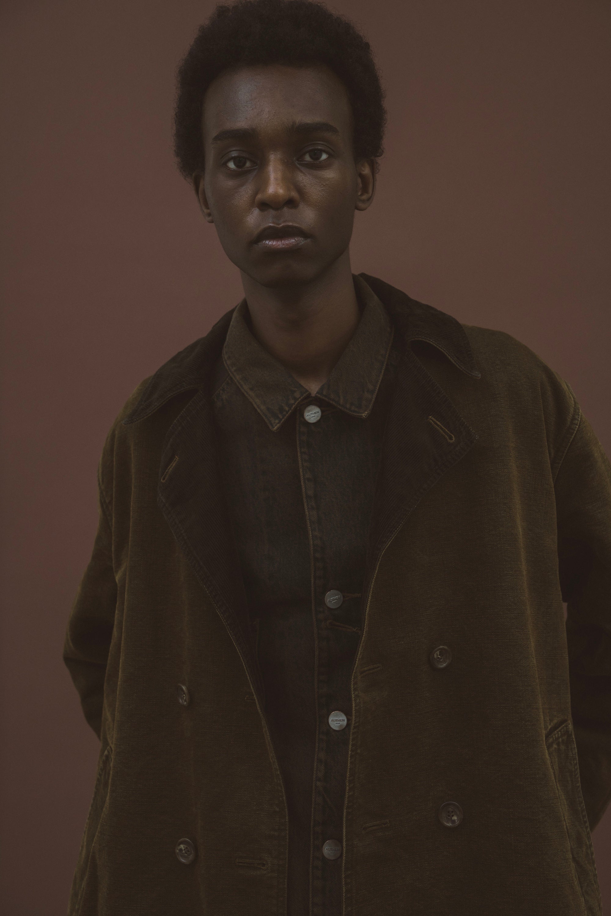 JUMBLE DYED DUCK STORM COAT (men)