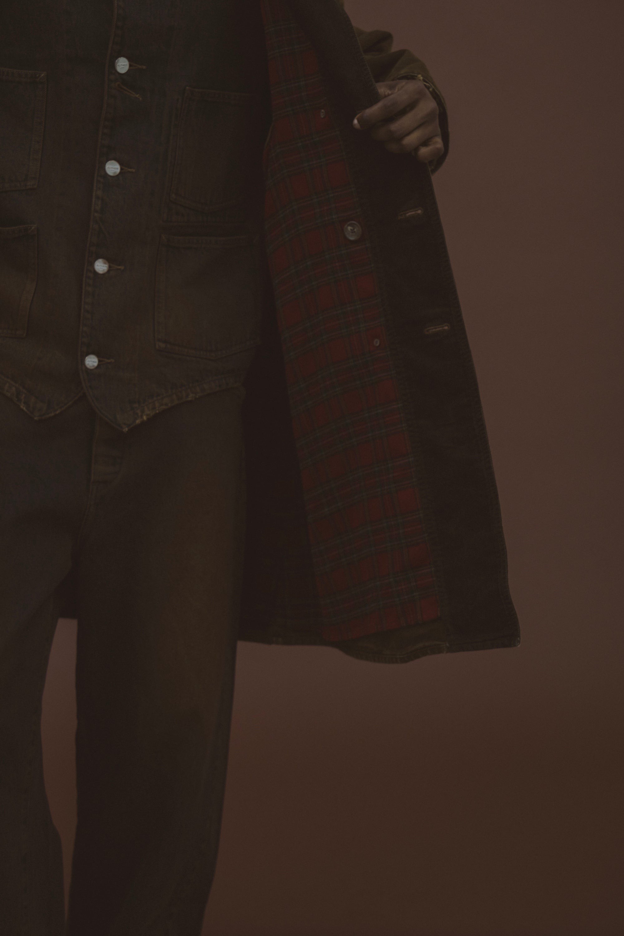 JUMBLE DYED DUCK STORM COAT (men)