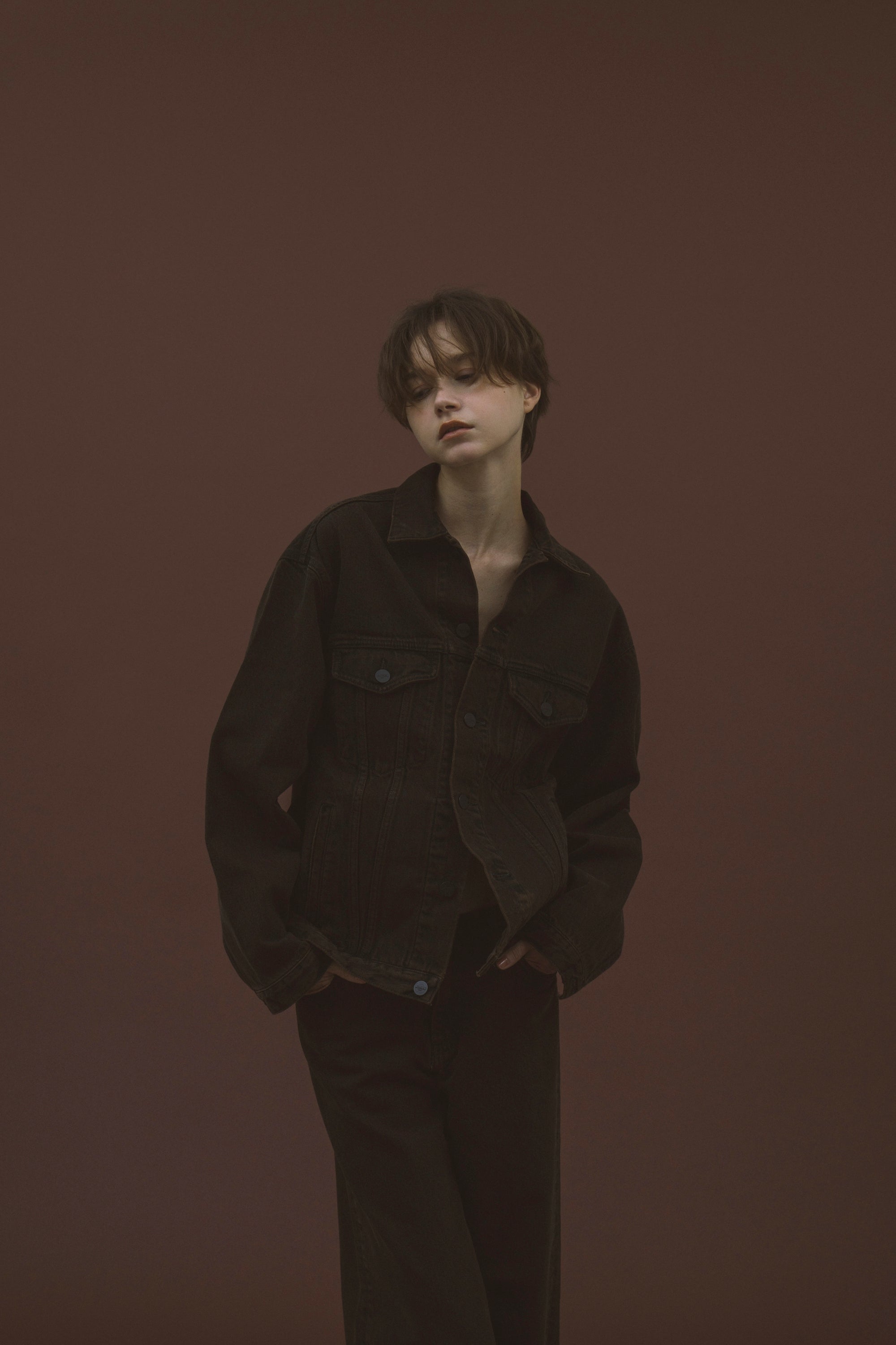 "TURK" TRUCKER JACKET BK