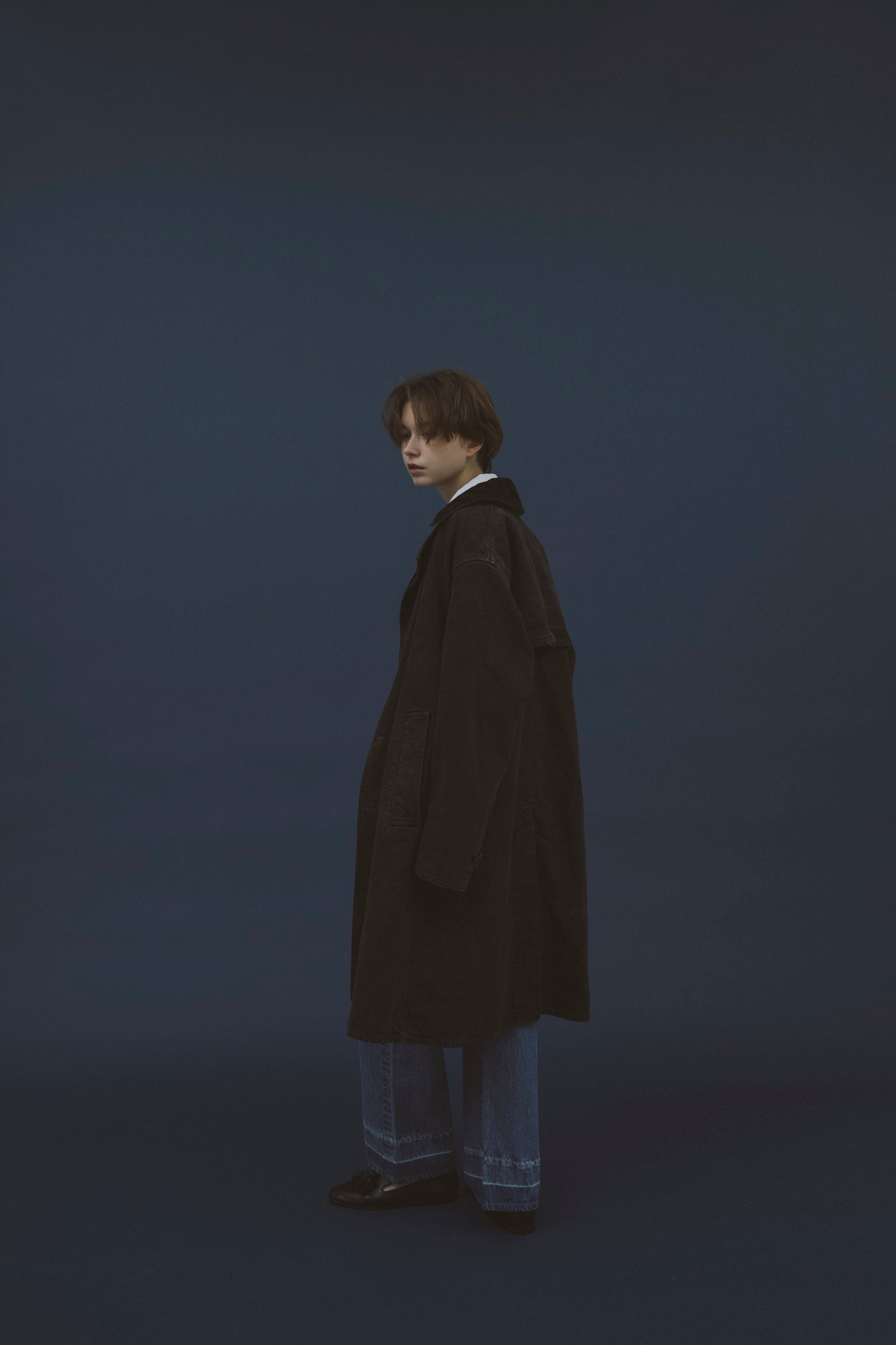 JUMBLE DYED DUCK STORM COAT (men)