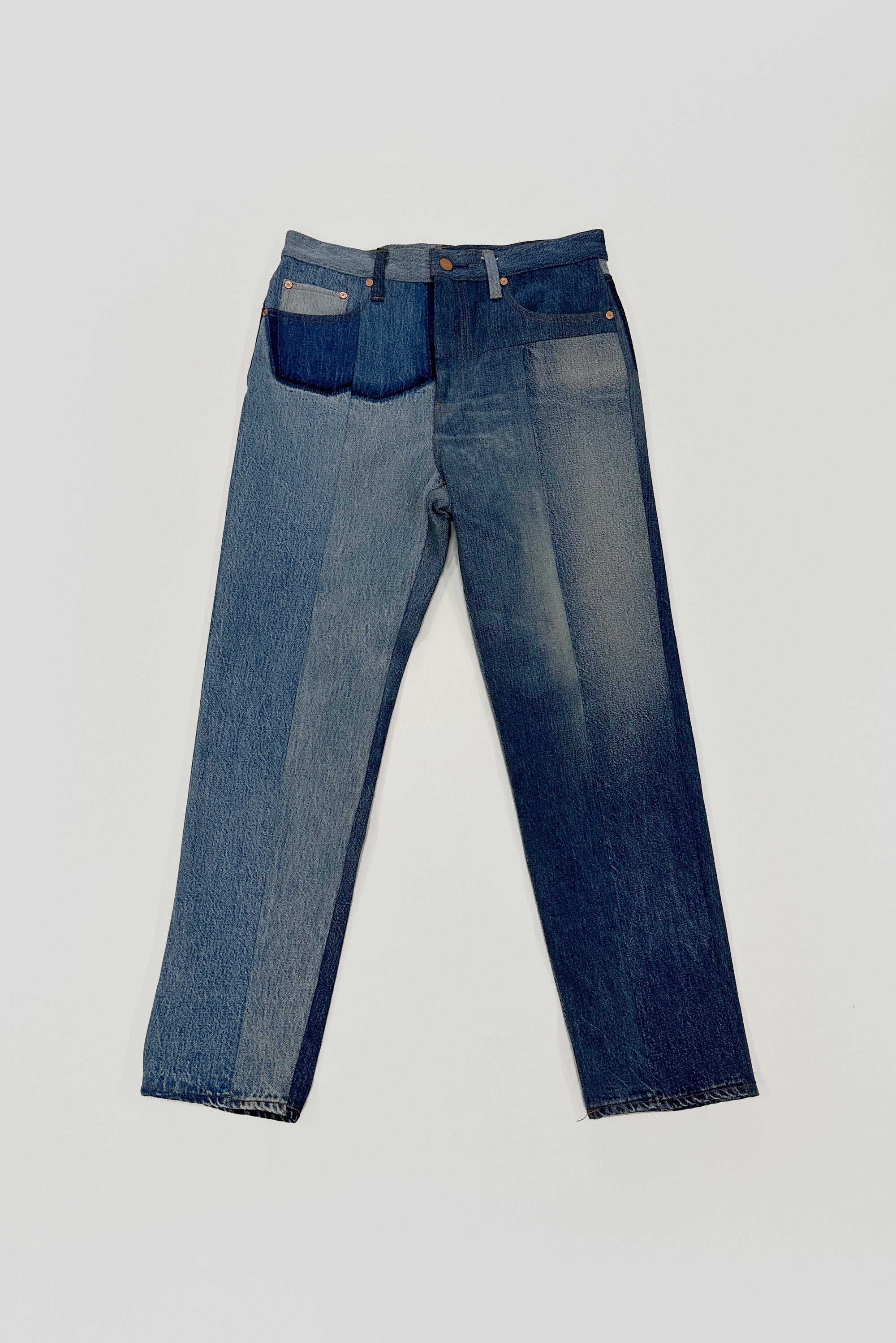 アップサイクル デニム テーパードレッグ