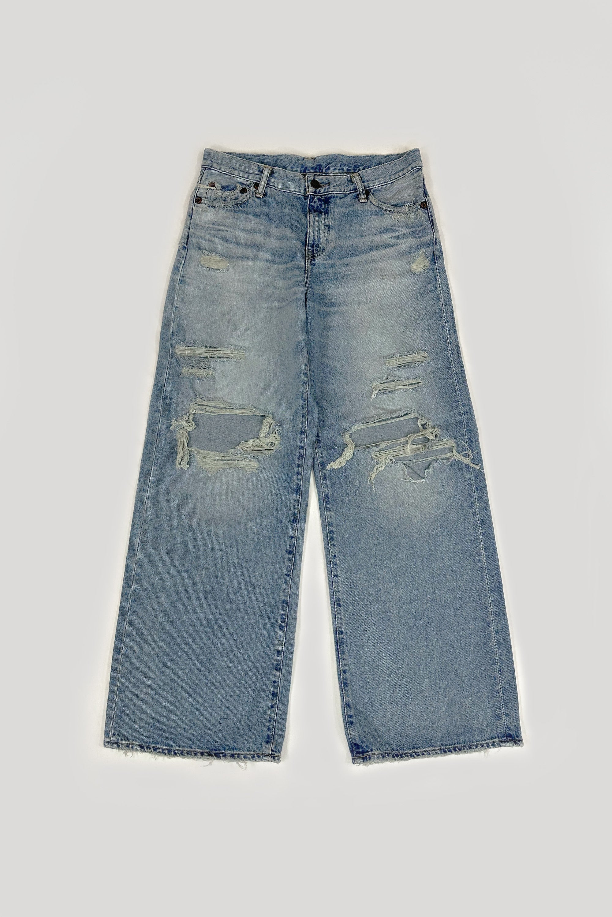 サーキュラーデニム ローライズワイドレッグ (women)