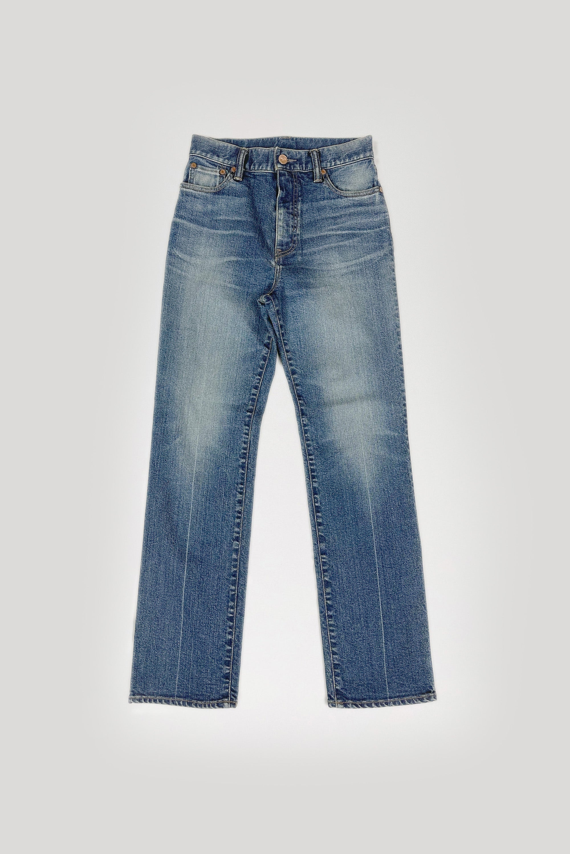 サーキュラーデニム スリムストレート