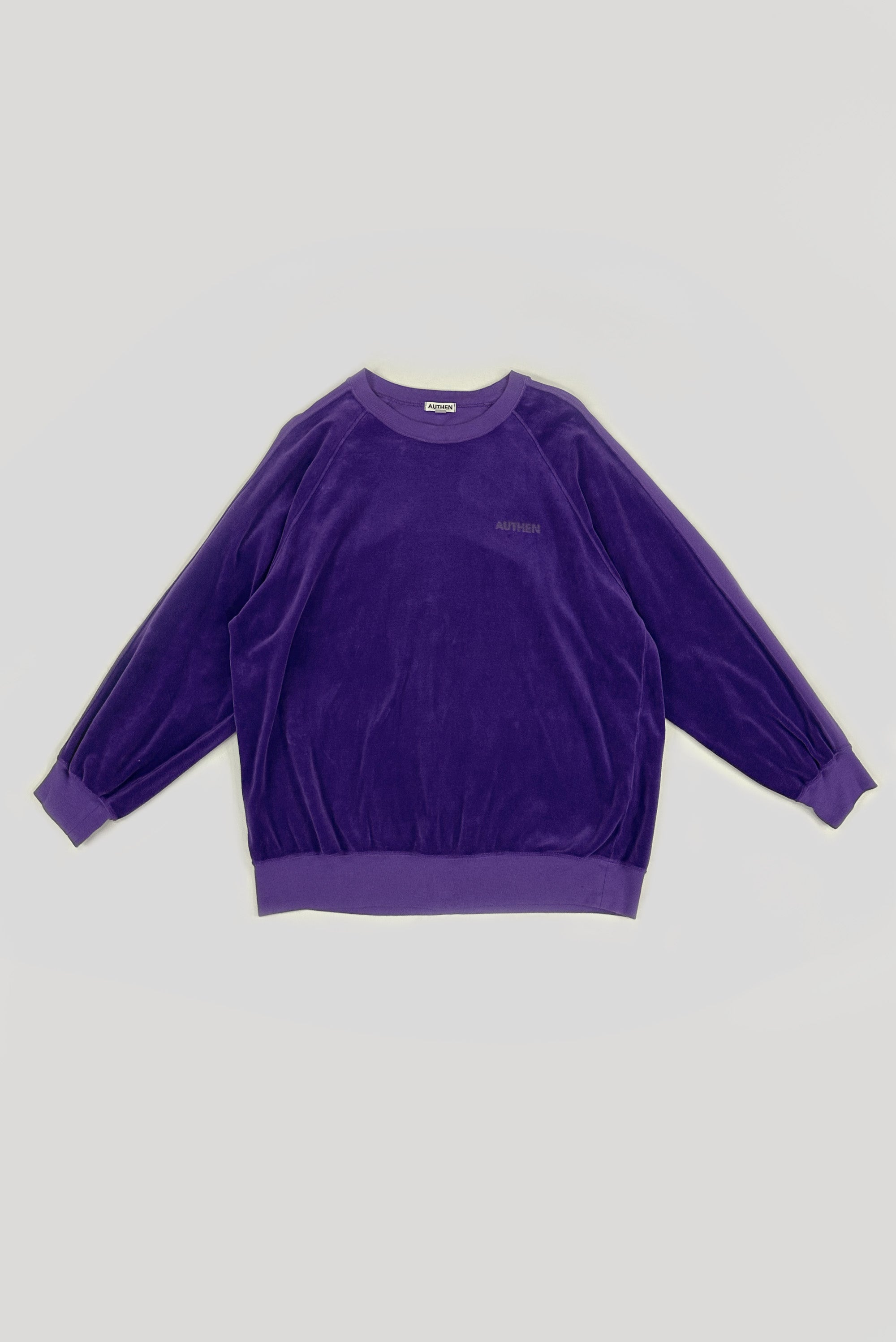 オーガニックコットン ベロアスウェット