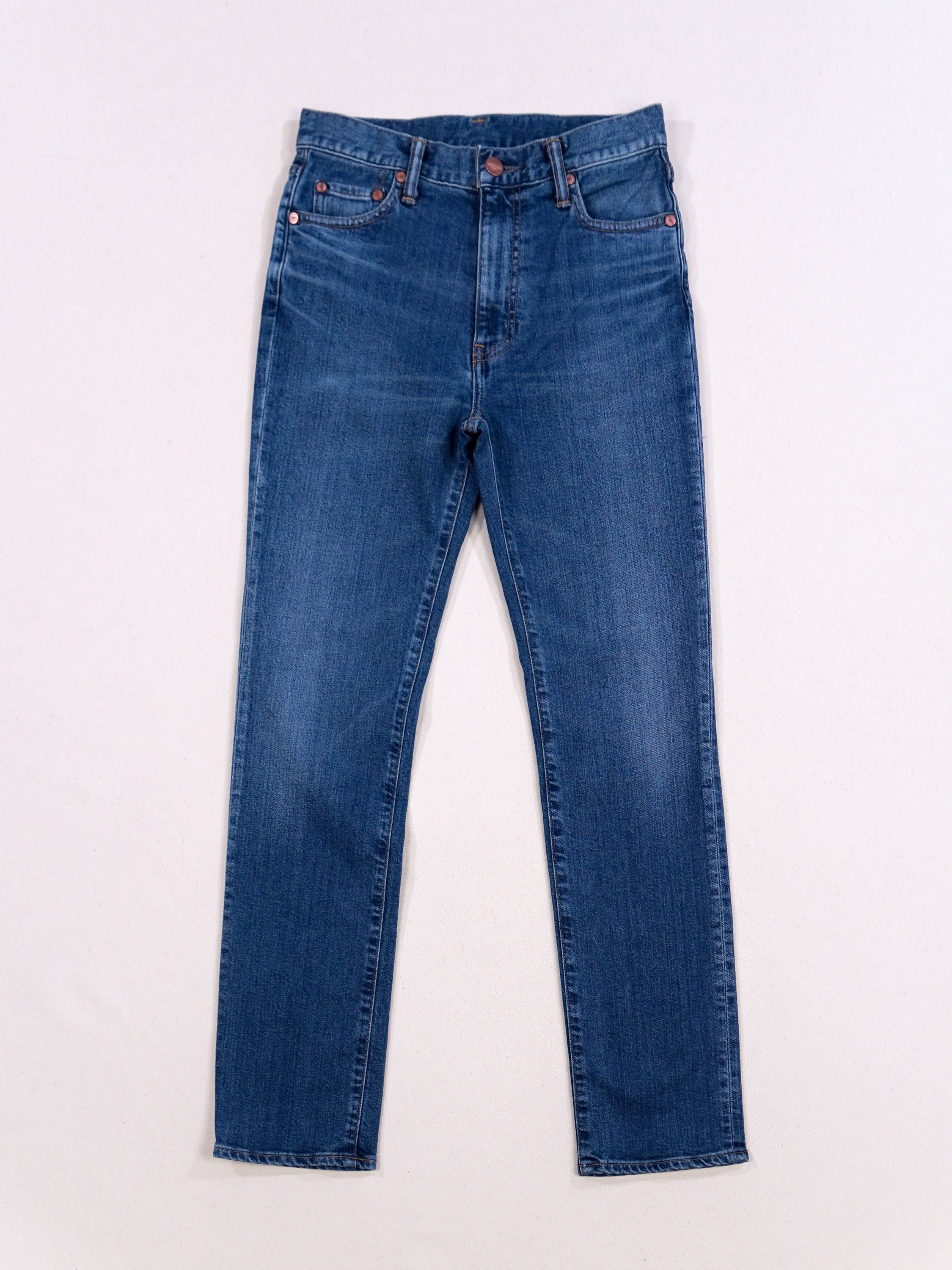 サーキュラーデニム スリムストレート