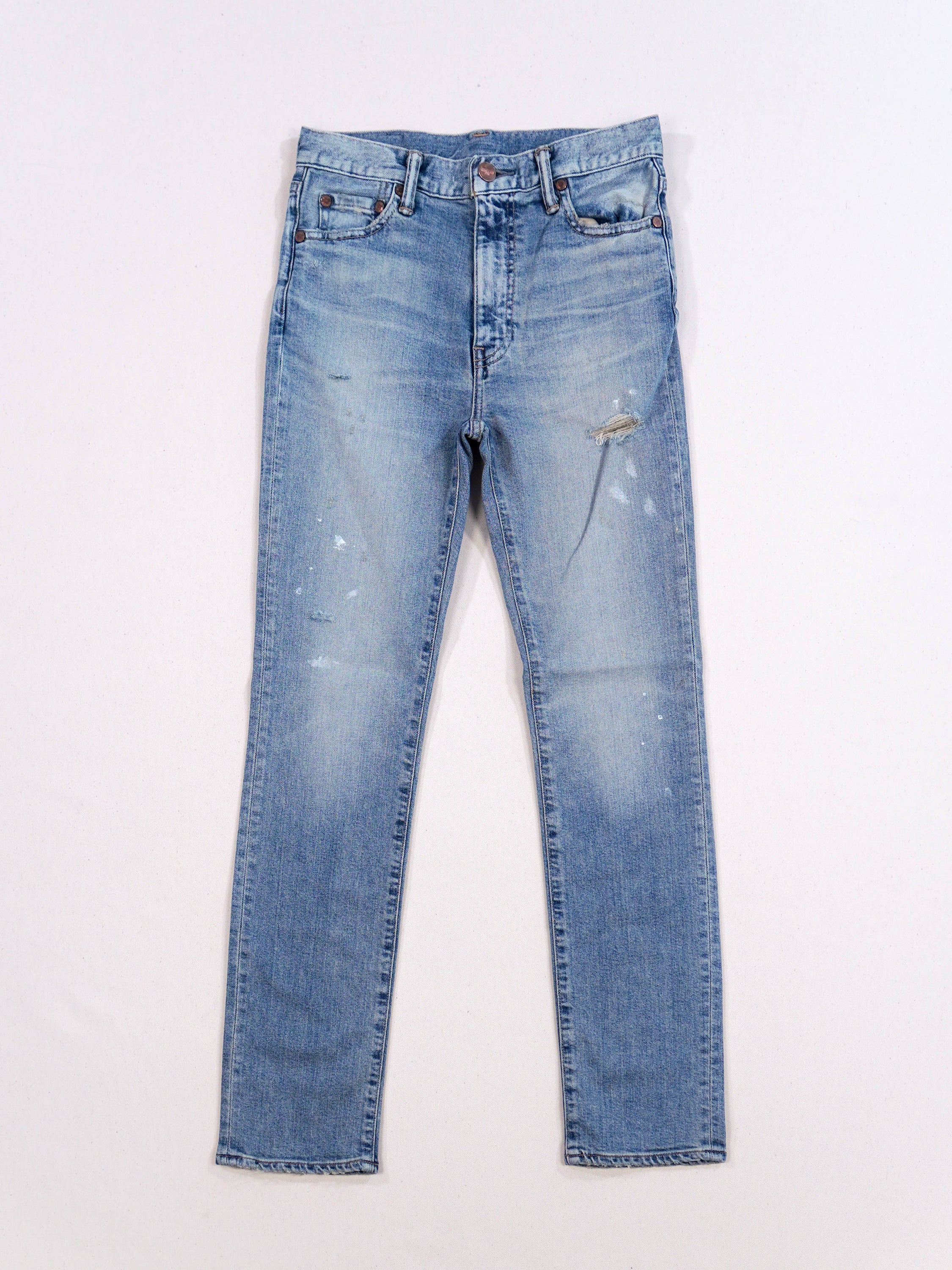 サーキュラーデニム スリムストレート