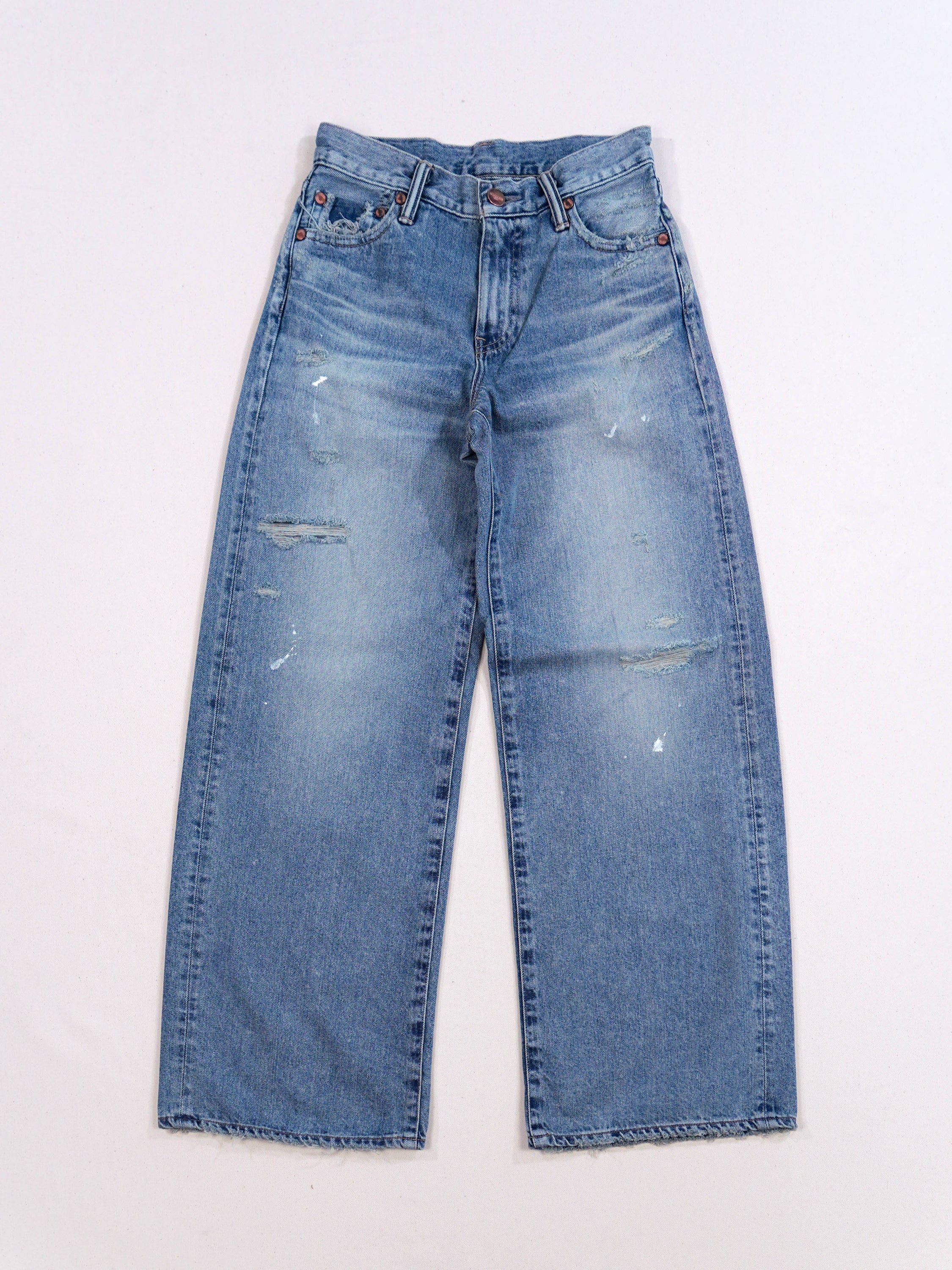 サーキュラーデニム ローライズワイドレッグ (women)