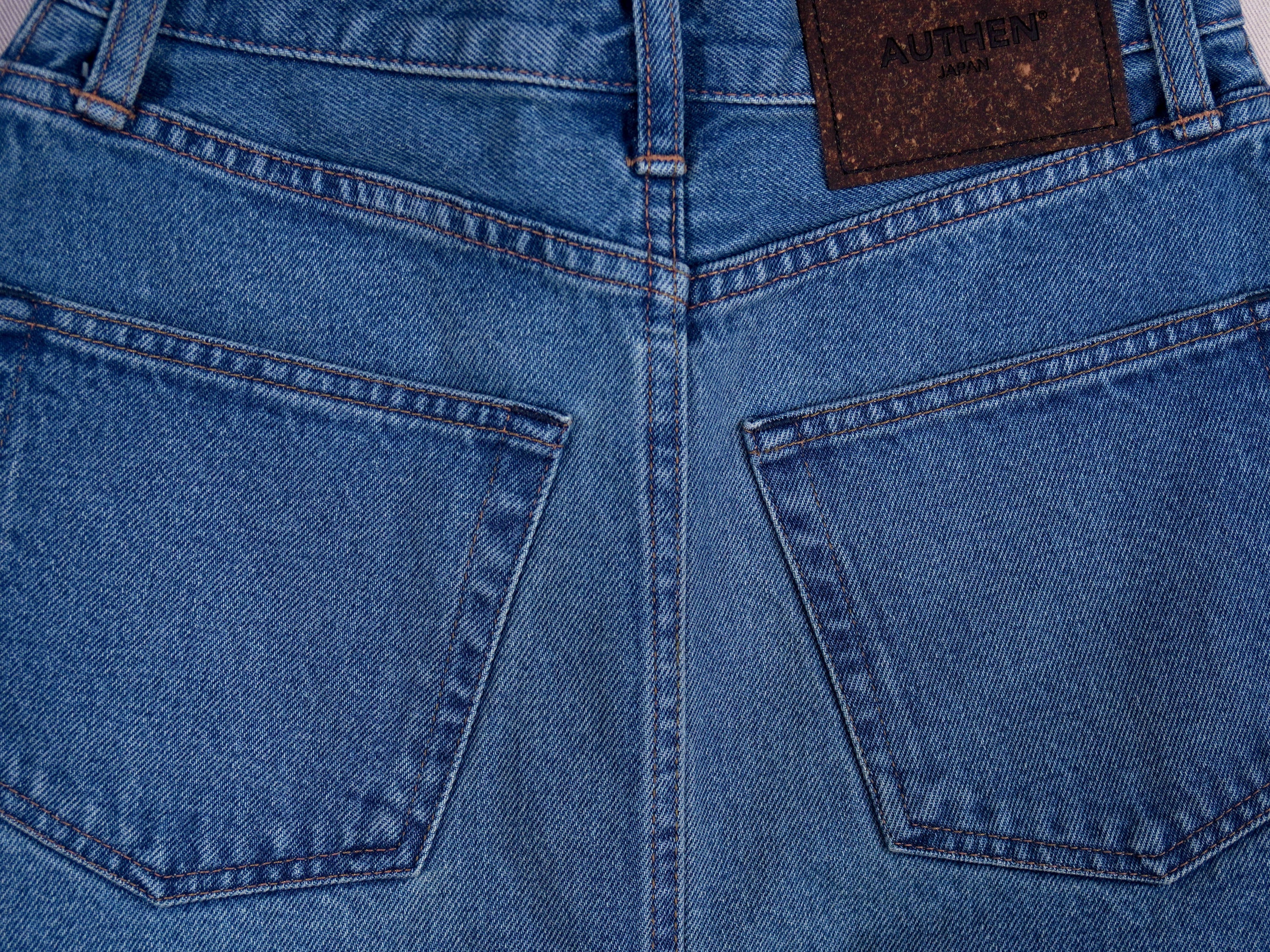 サーキュラーデニム マキシスカート (women)