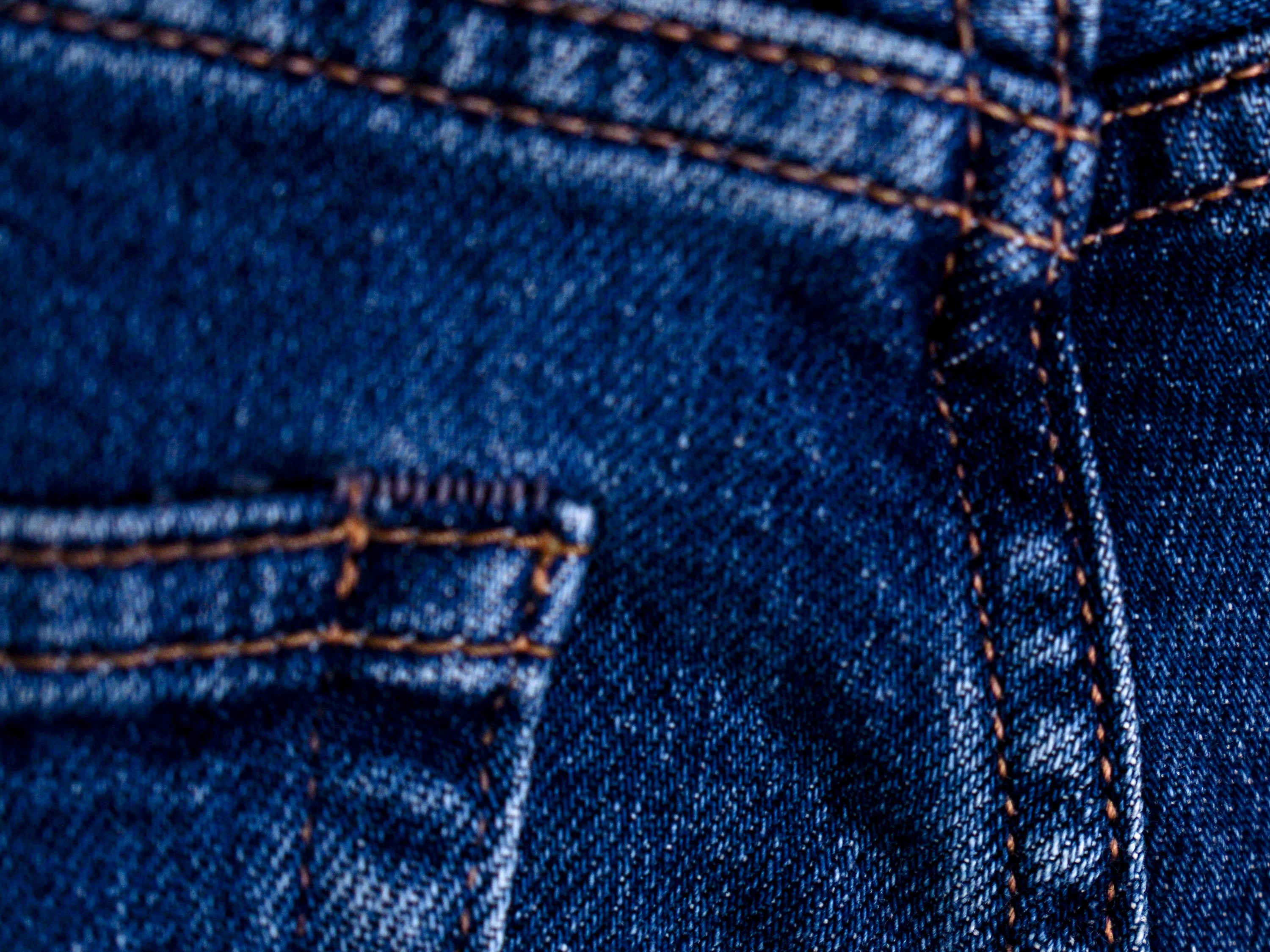 サーキュラーデニム スリムストレート