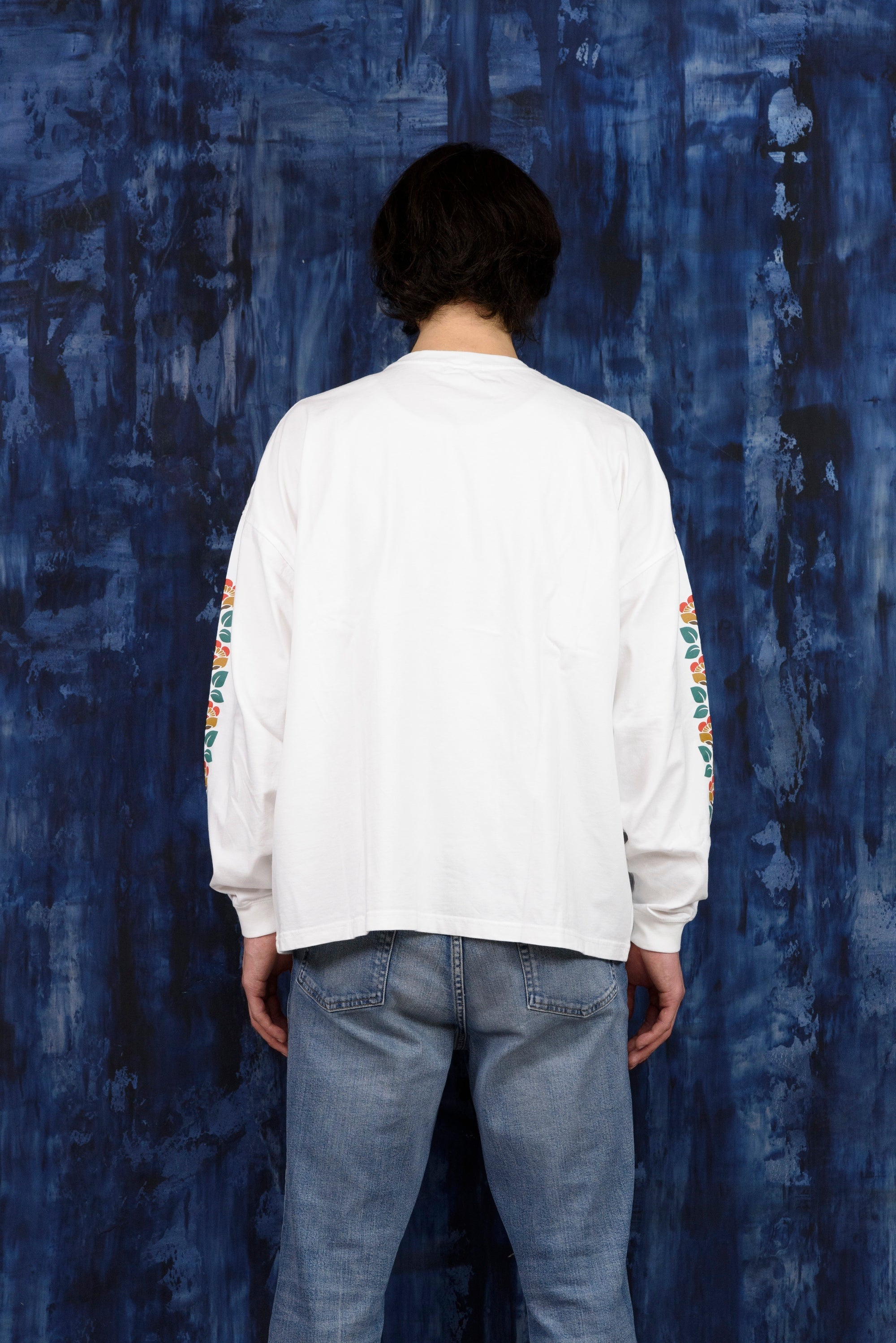 L/S フローラルプリントシャツ