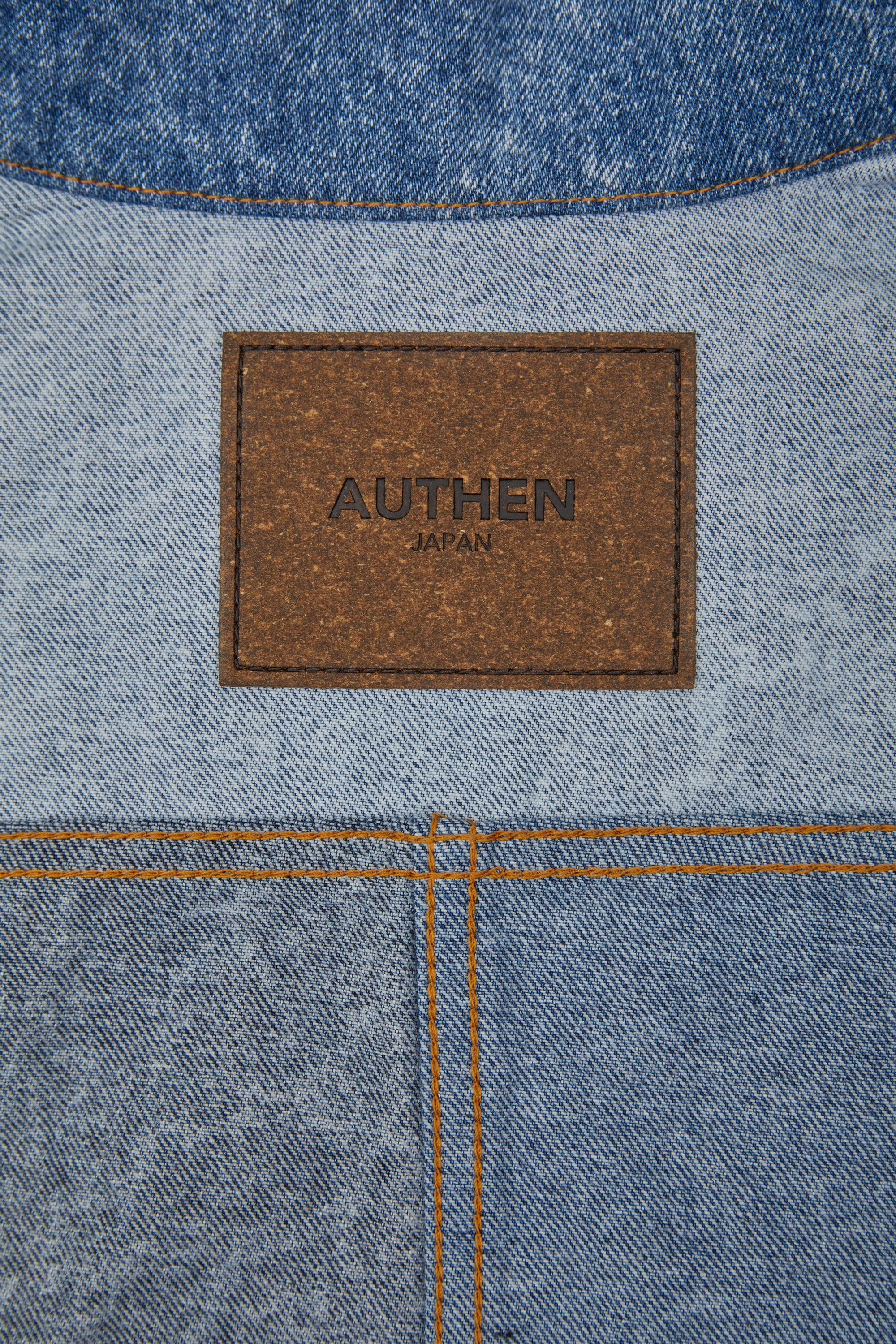 サーキュラーデニム ストライプ ジャケット