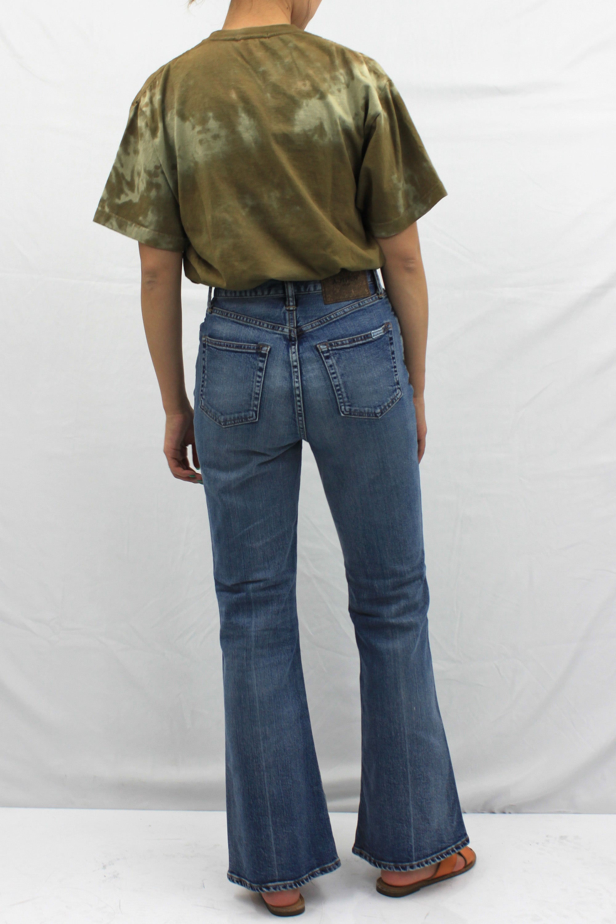 S/SタイダイフローラルTシャツ