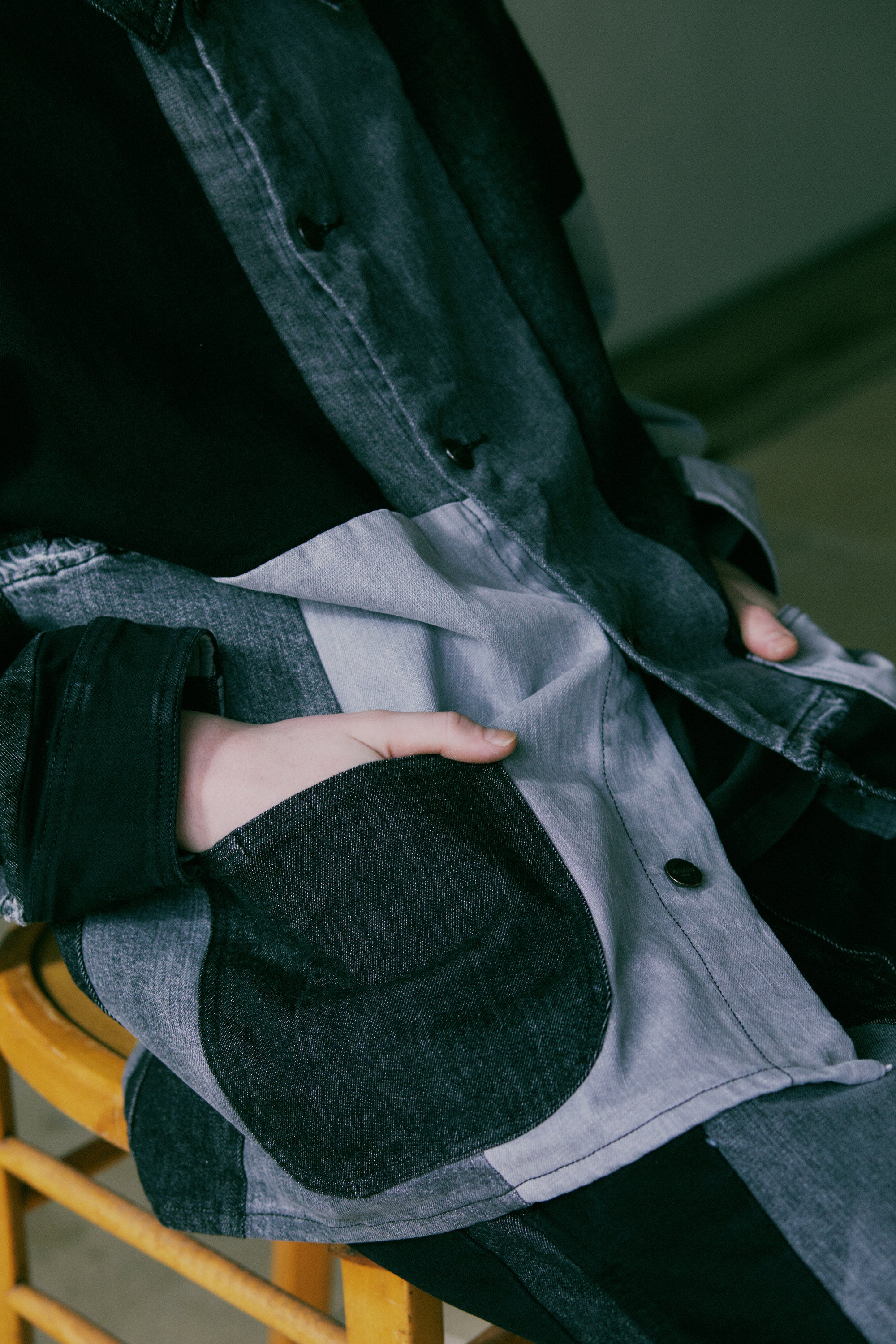 アップサイクル デニムカバーオール