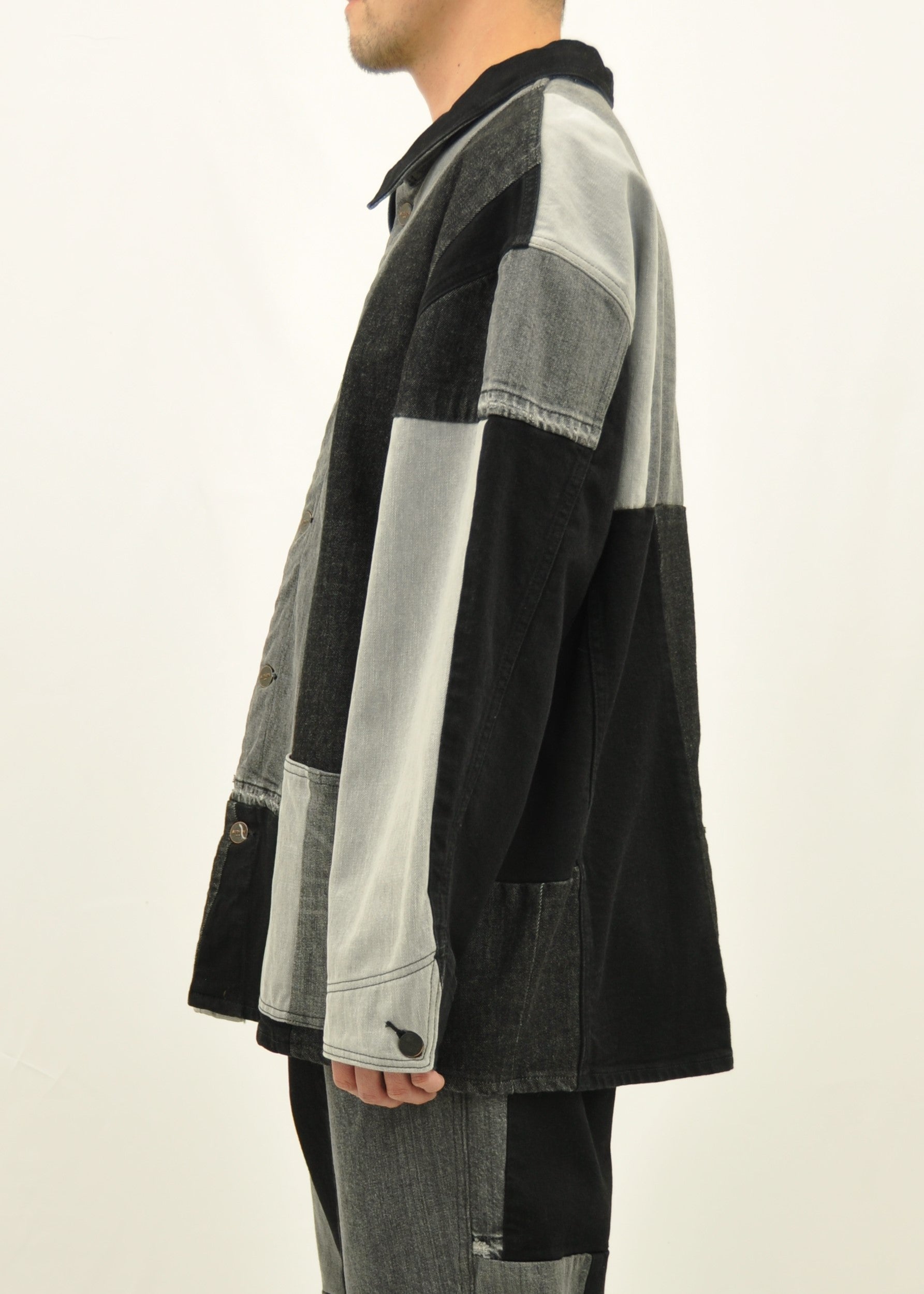 アップサイクル デニムカバーオール