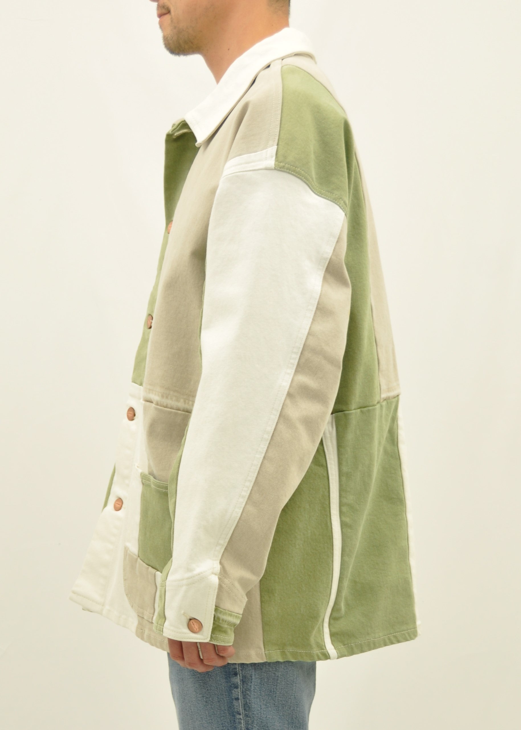 アップサイクル デニムカバーオール