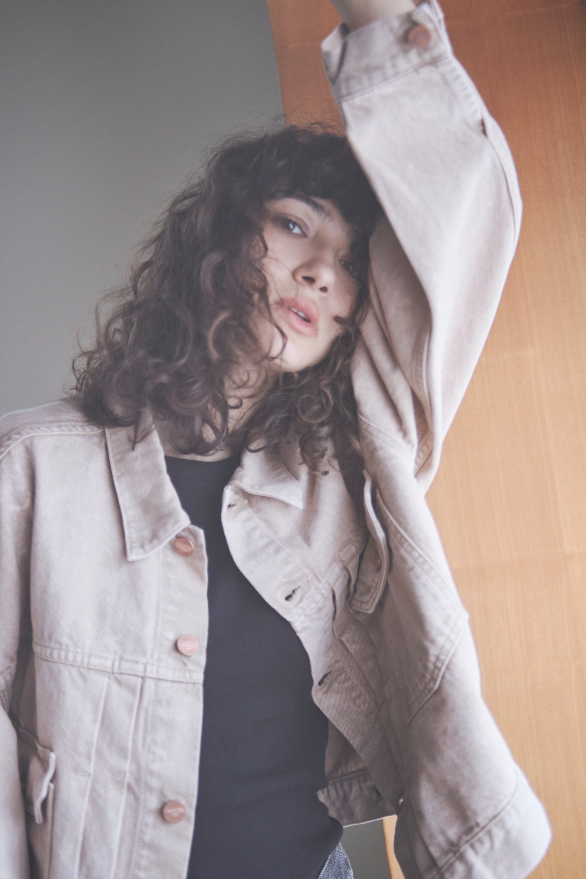 ジャンブルダイ デニムトラッカージャケット