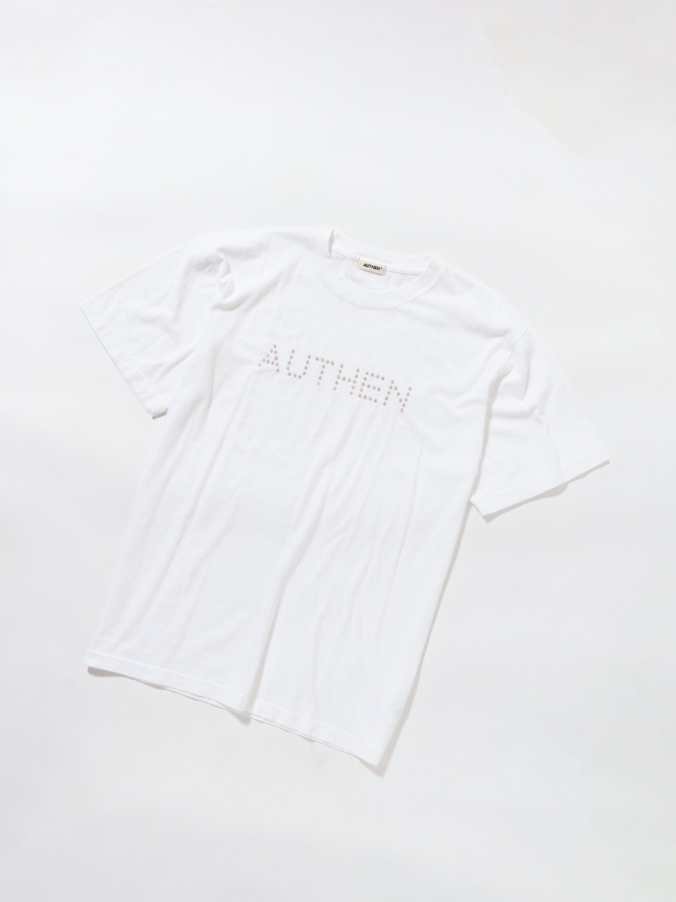 S/S CIRCULAR BARTACK LOGO T-SHIRT