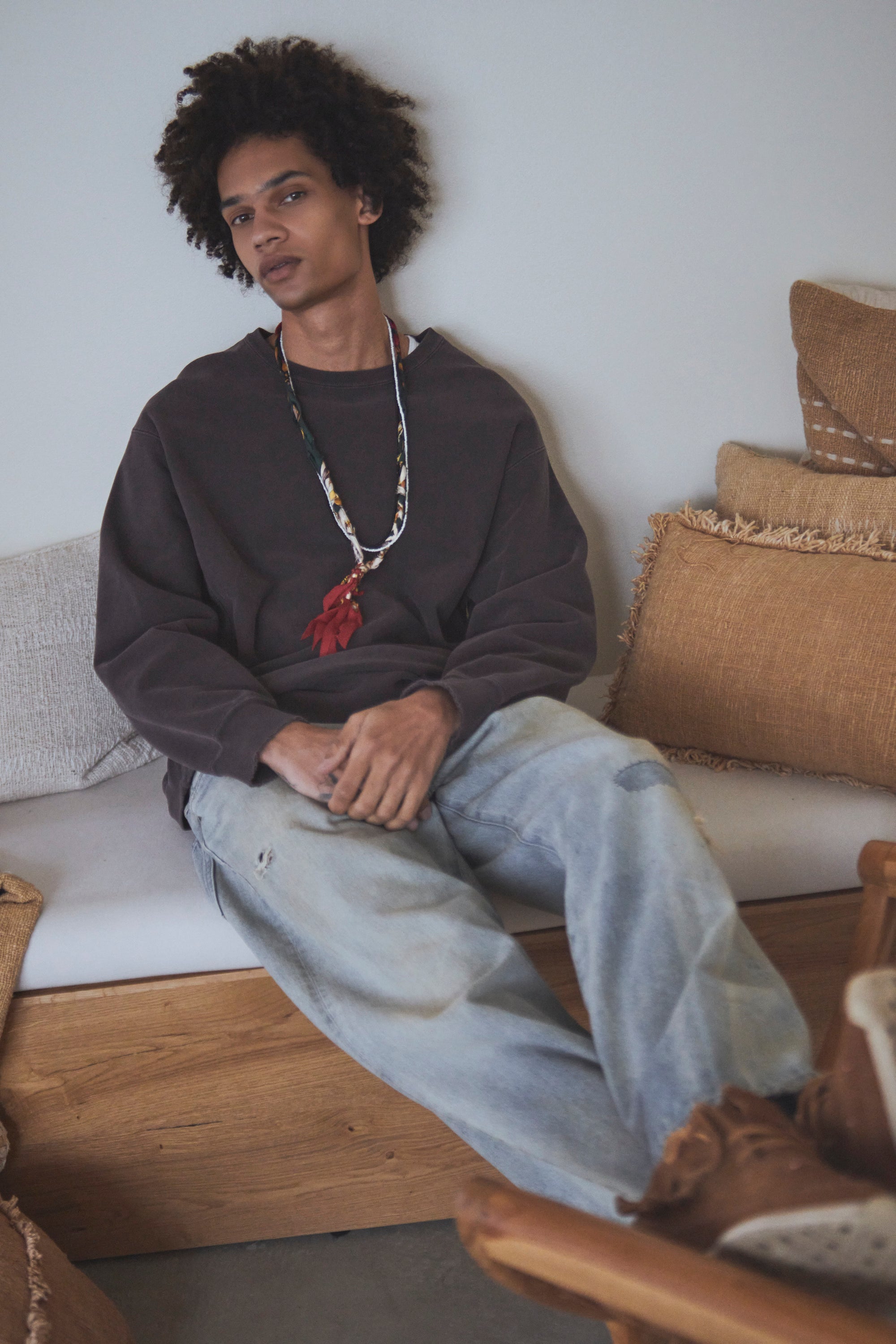 SILKNIZED SWEAT SHIRT