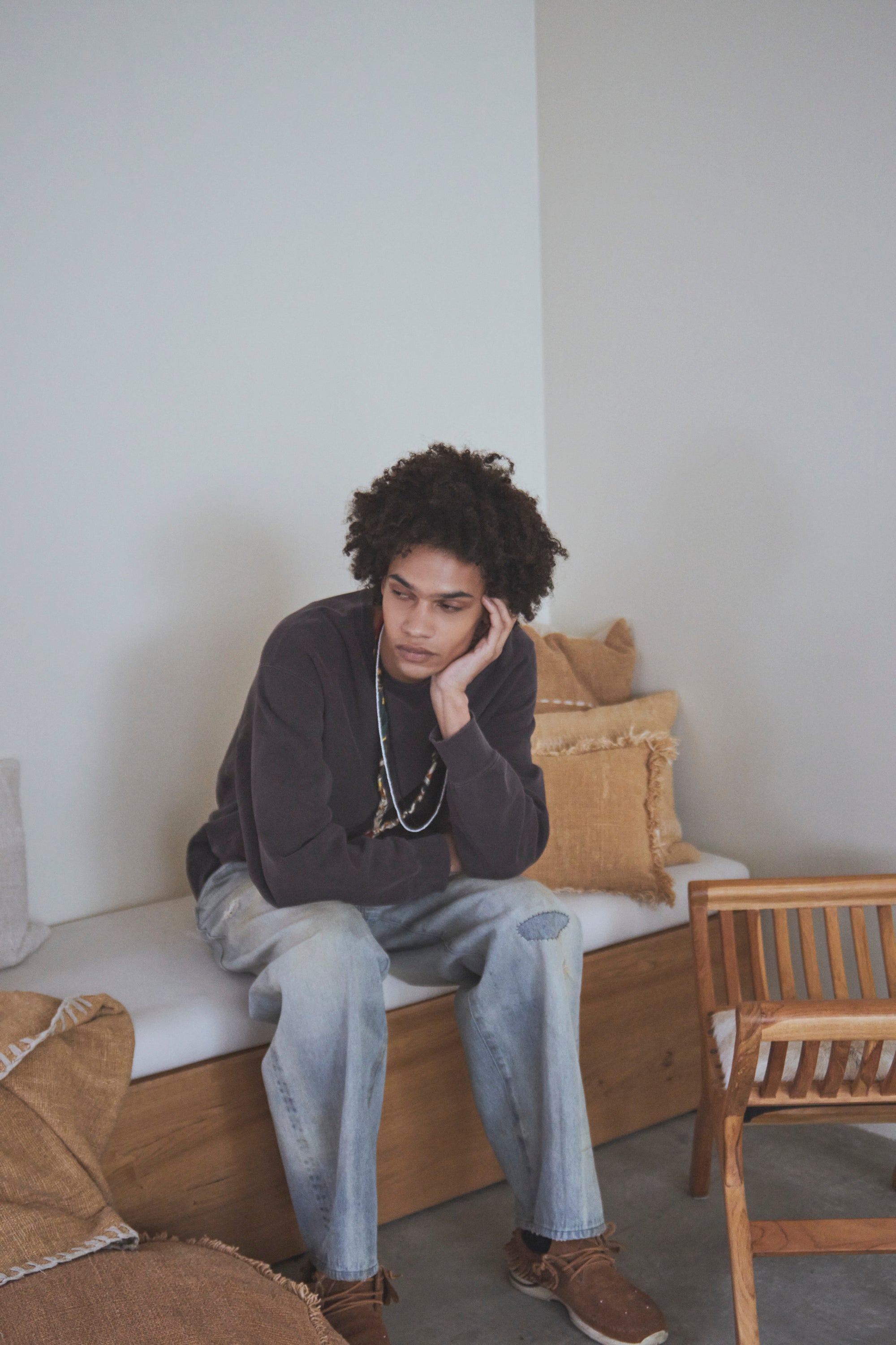 SILKNIZED SWEAT SHIRT