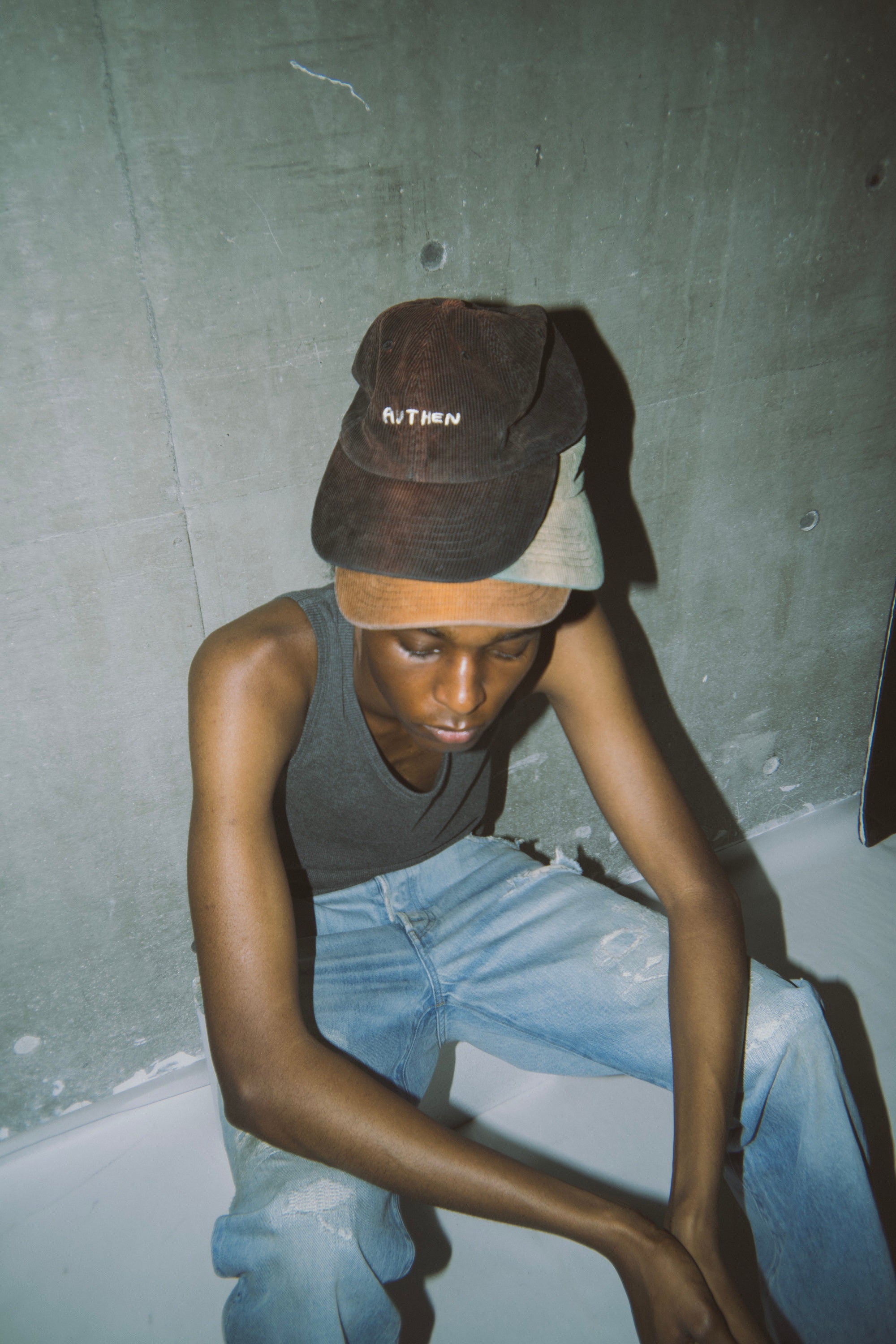 FADE CORDUROY CAP