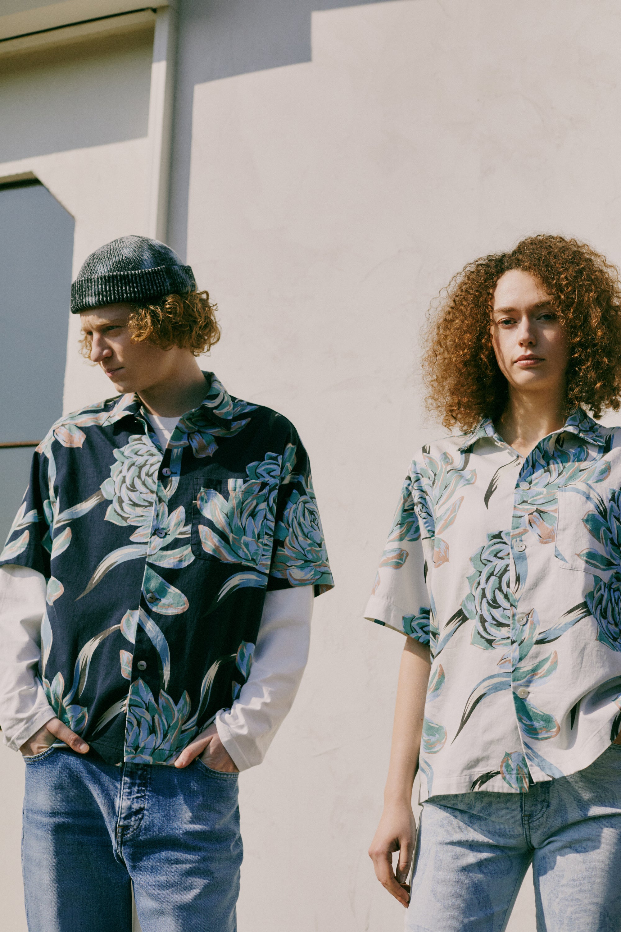 ネイチャープリントSSシャツ