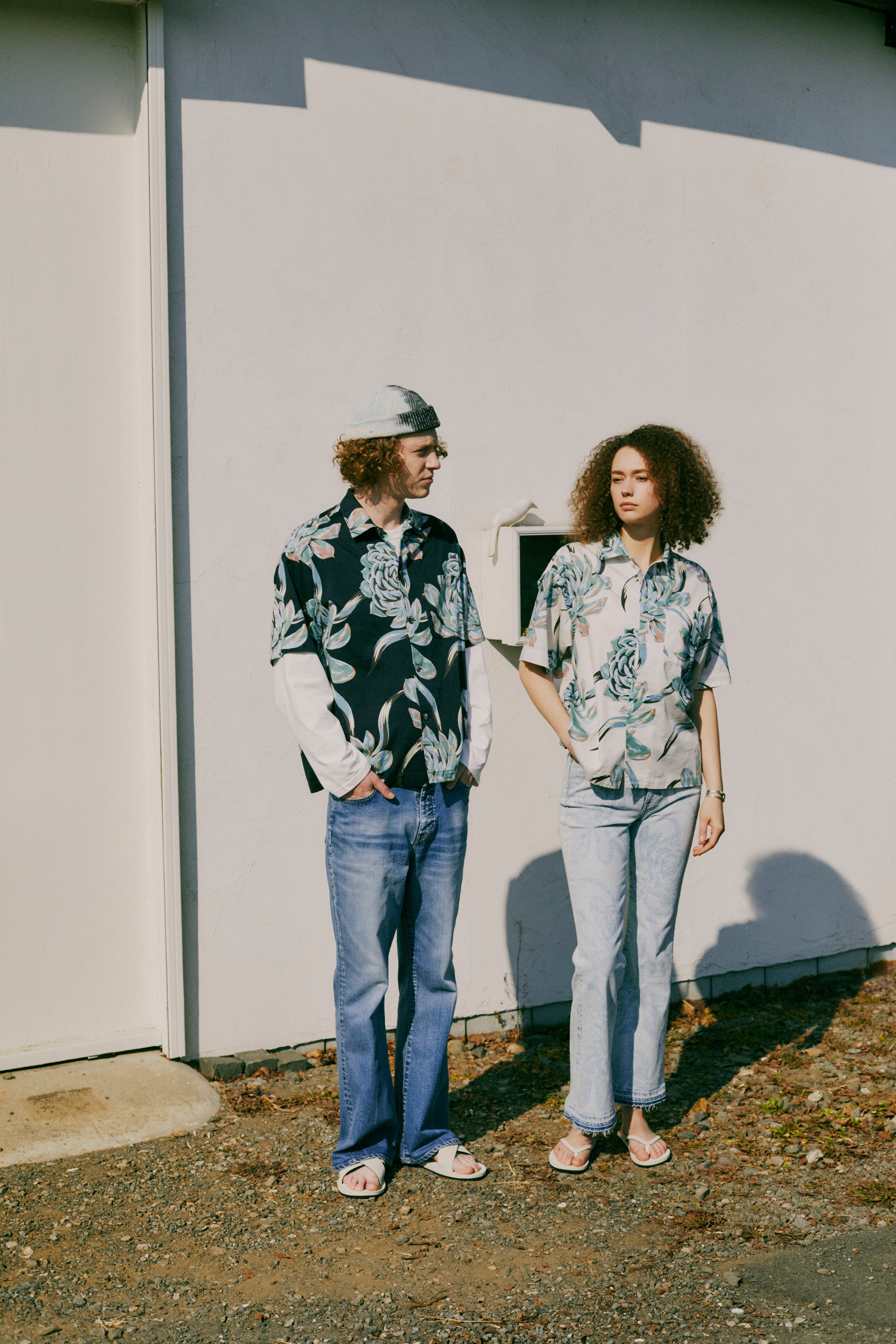 ネイチャープリントSSシャツ