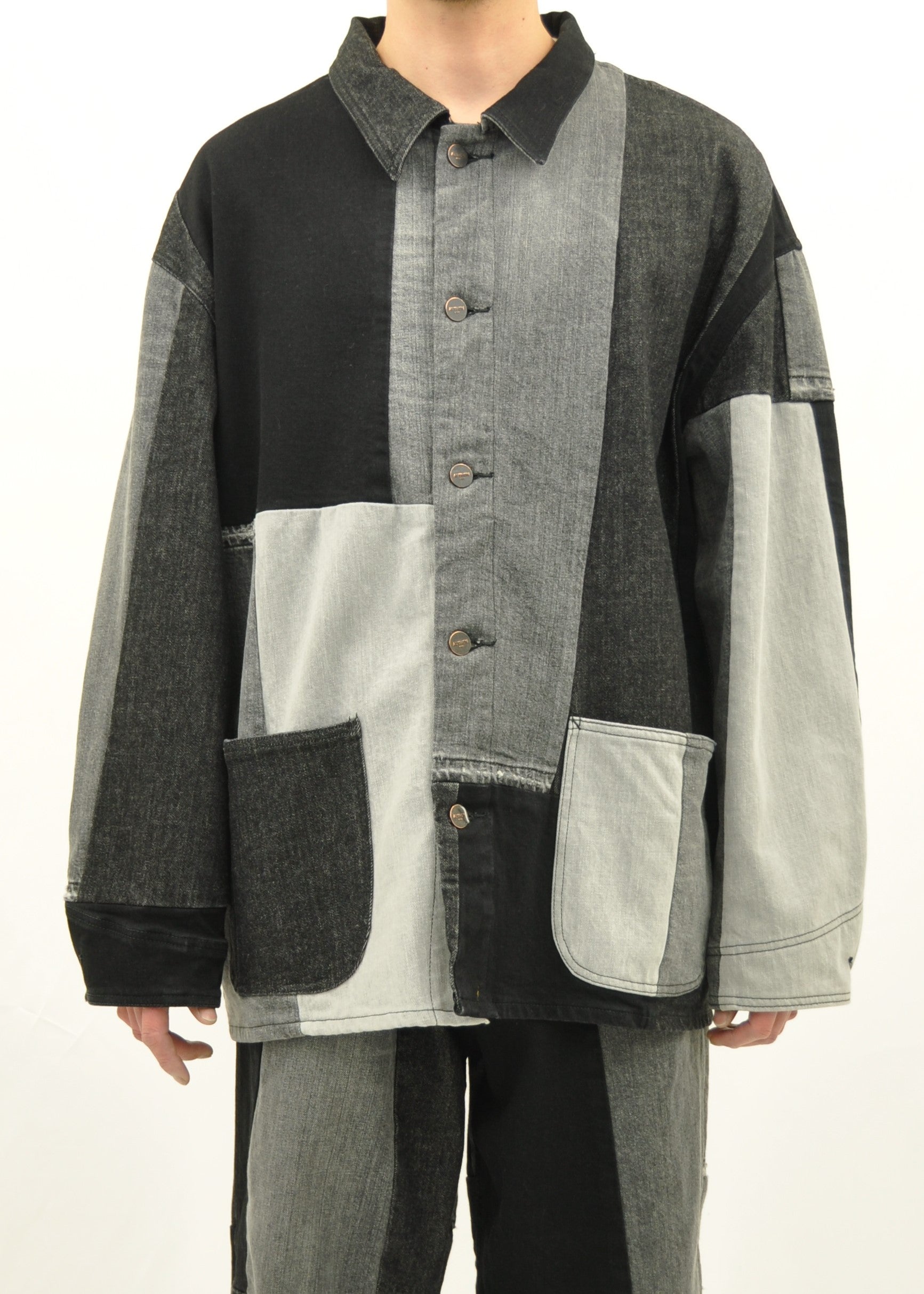 Up cycle patchwork jacket