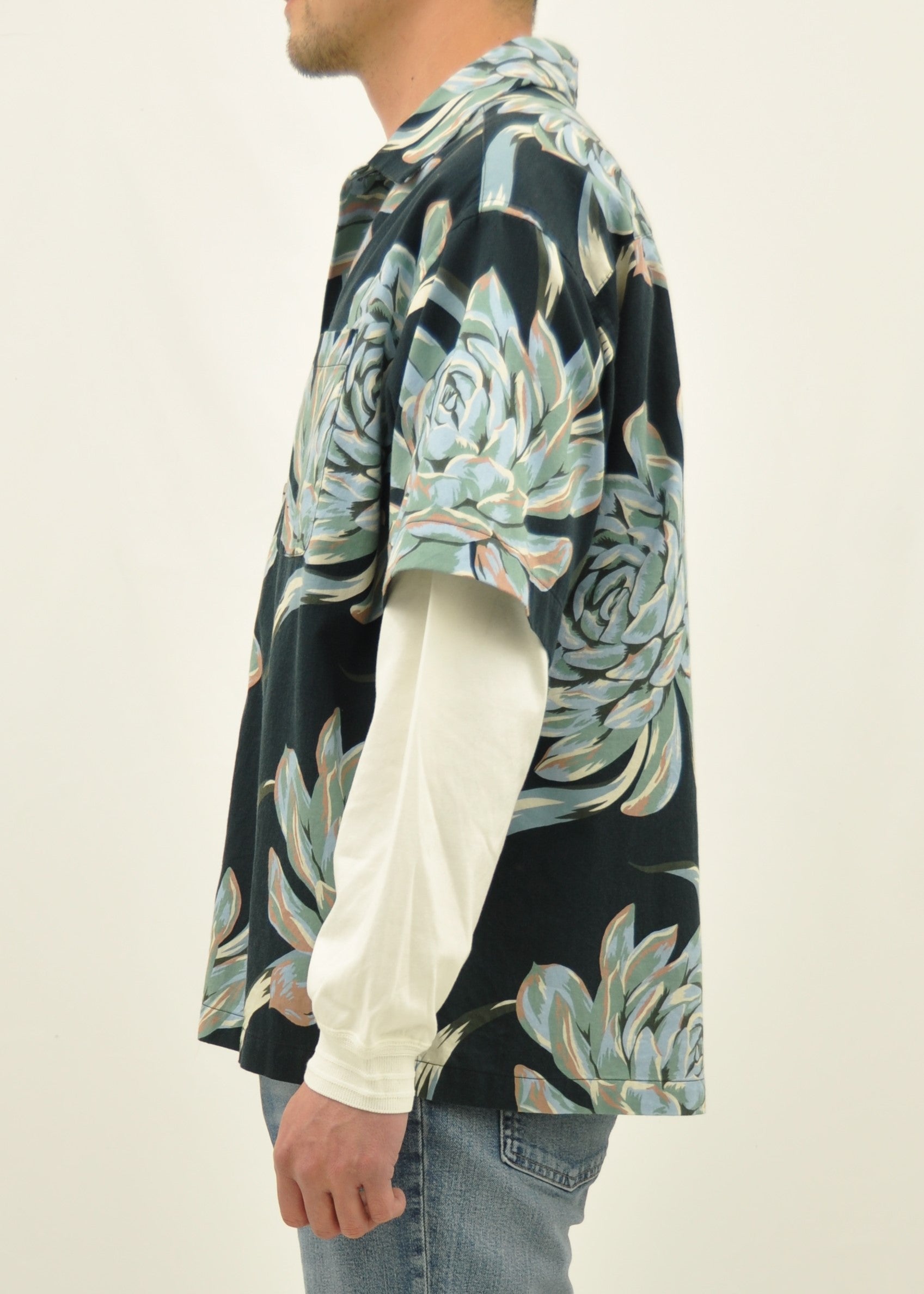 ネイチャープリントSSシャツ